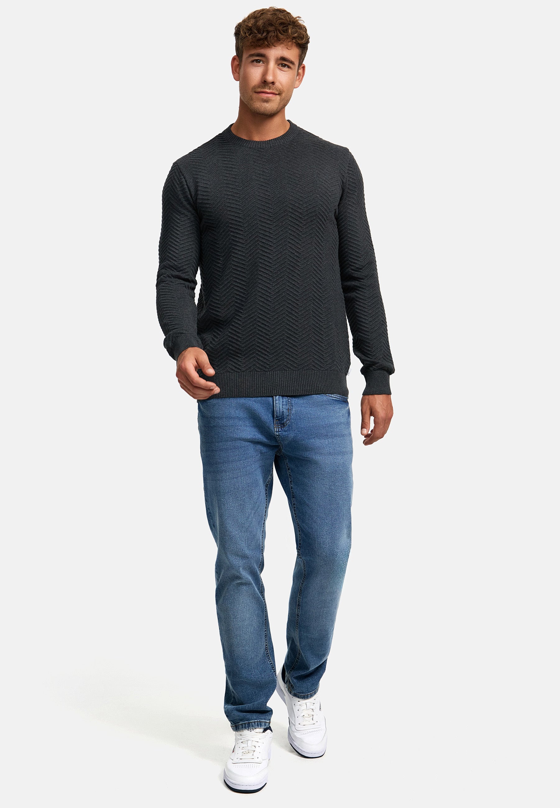 Strickpullover KSCarlo Charcoal Mix