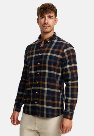Hemd Langarm KSDean Kariert Monk's Robe Produktbild