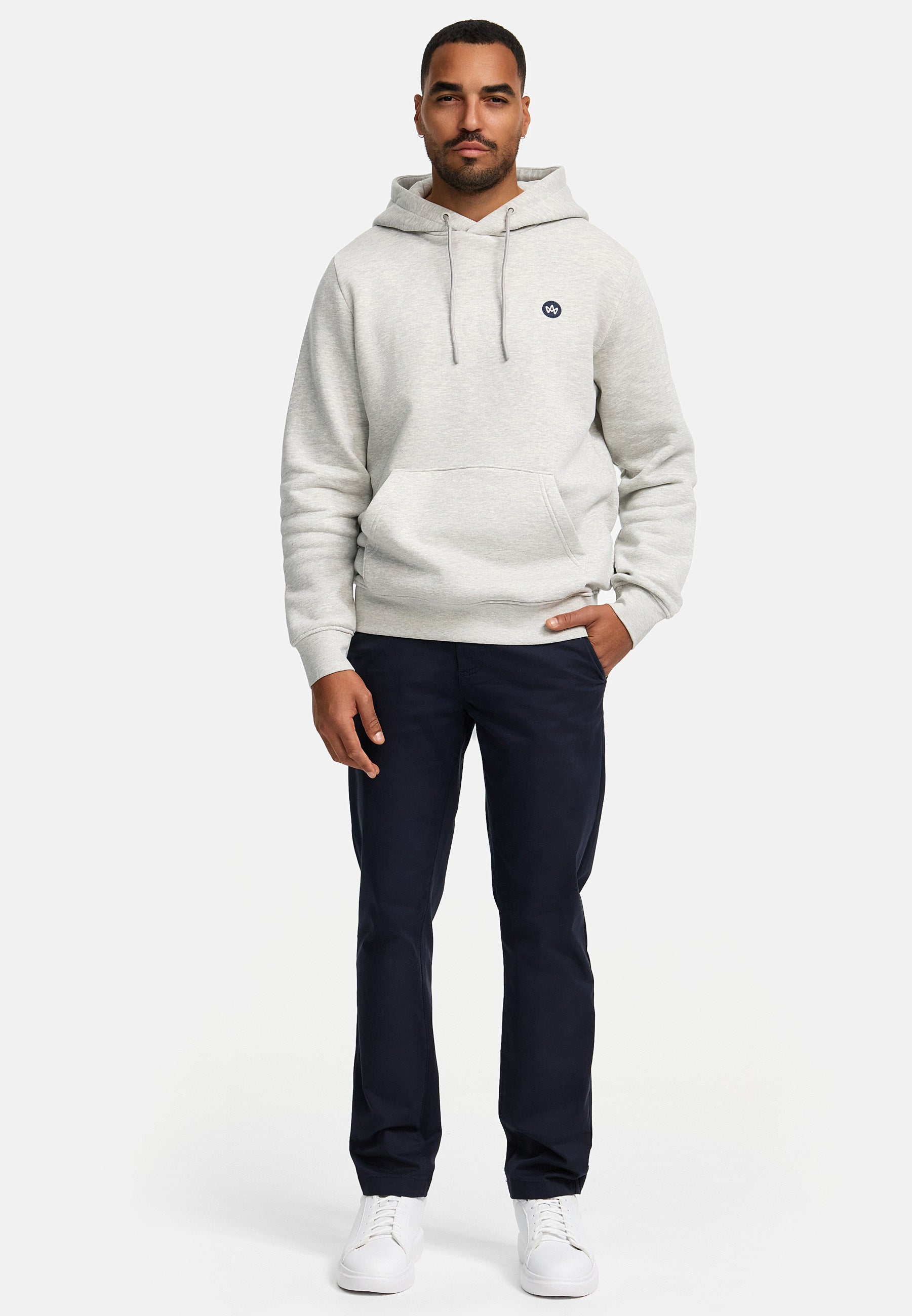 Kapuzenpullover KSLars Hoodie Lt Grey Mix