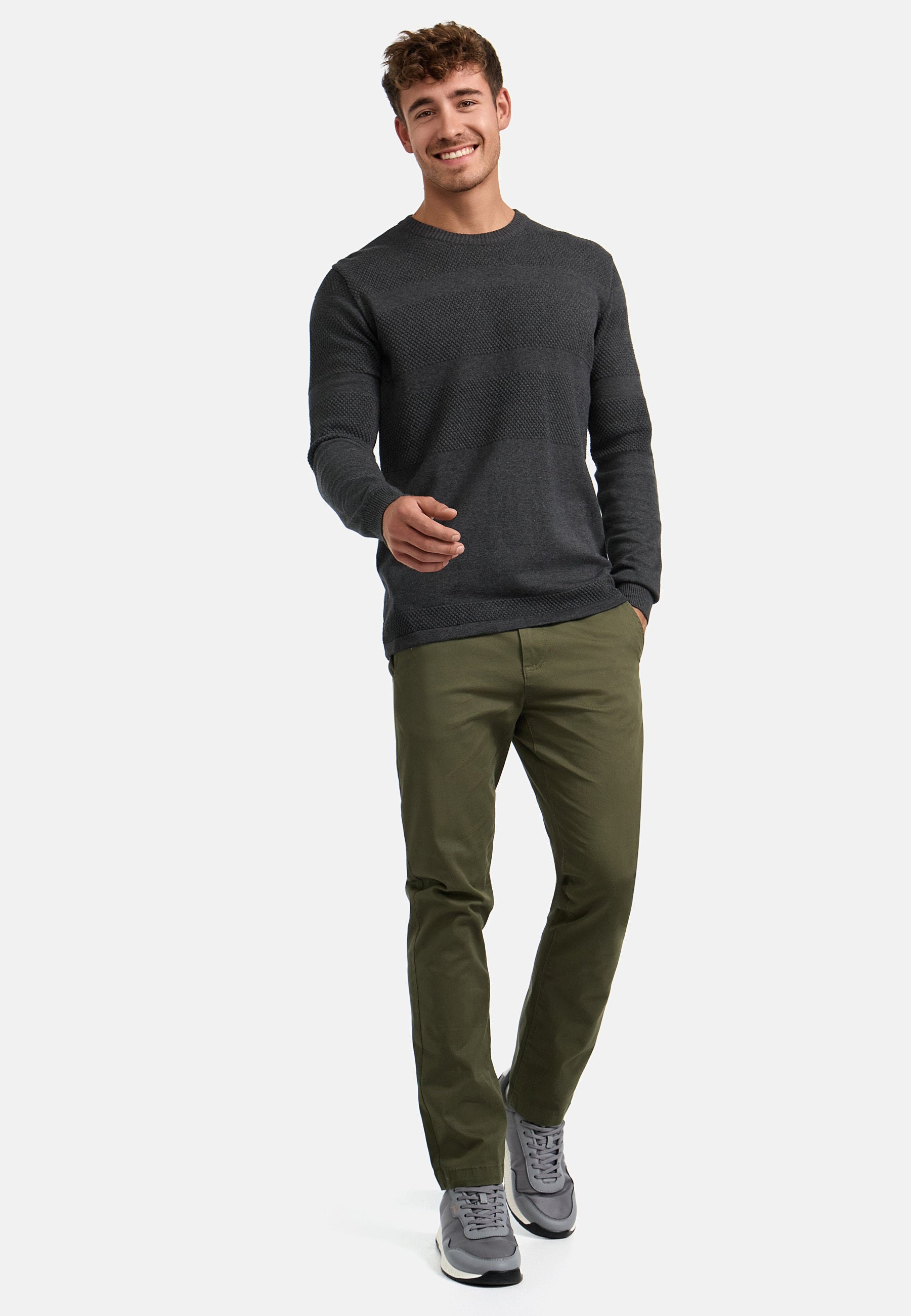 Strickpullover KSHannes Charcoal Mix