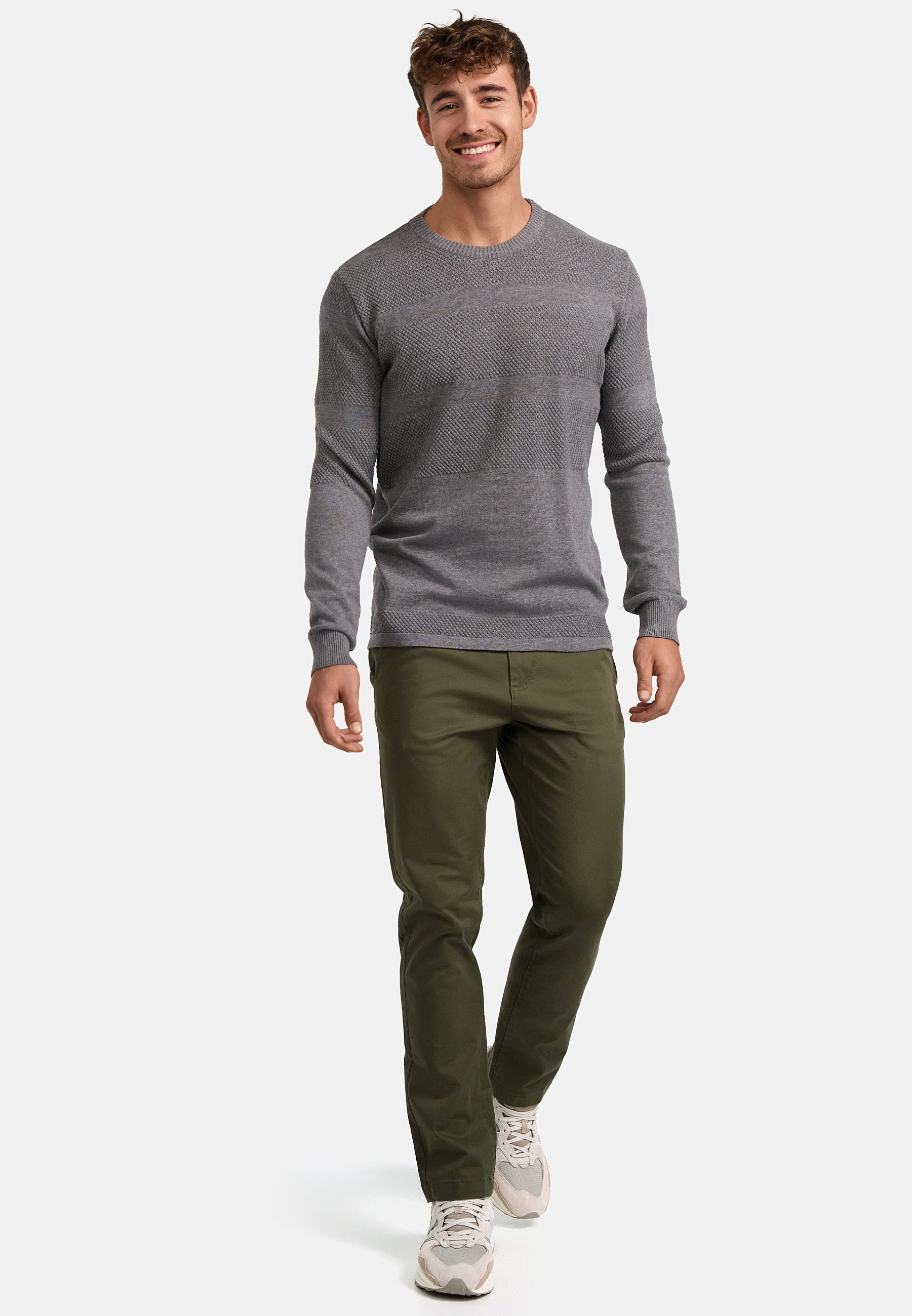 Strickpullover KSHannes Lt Grey Mix