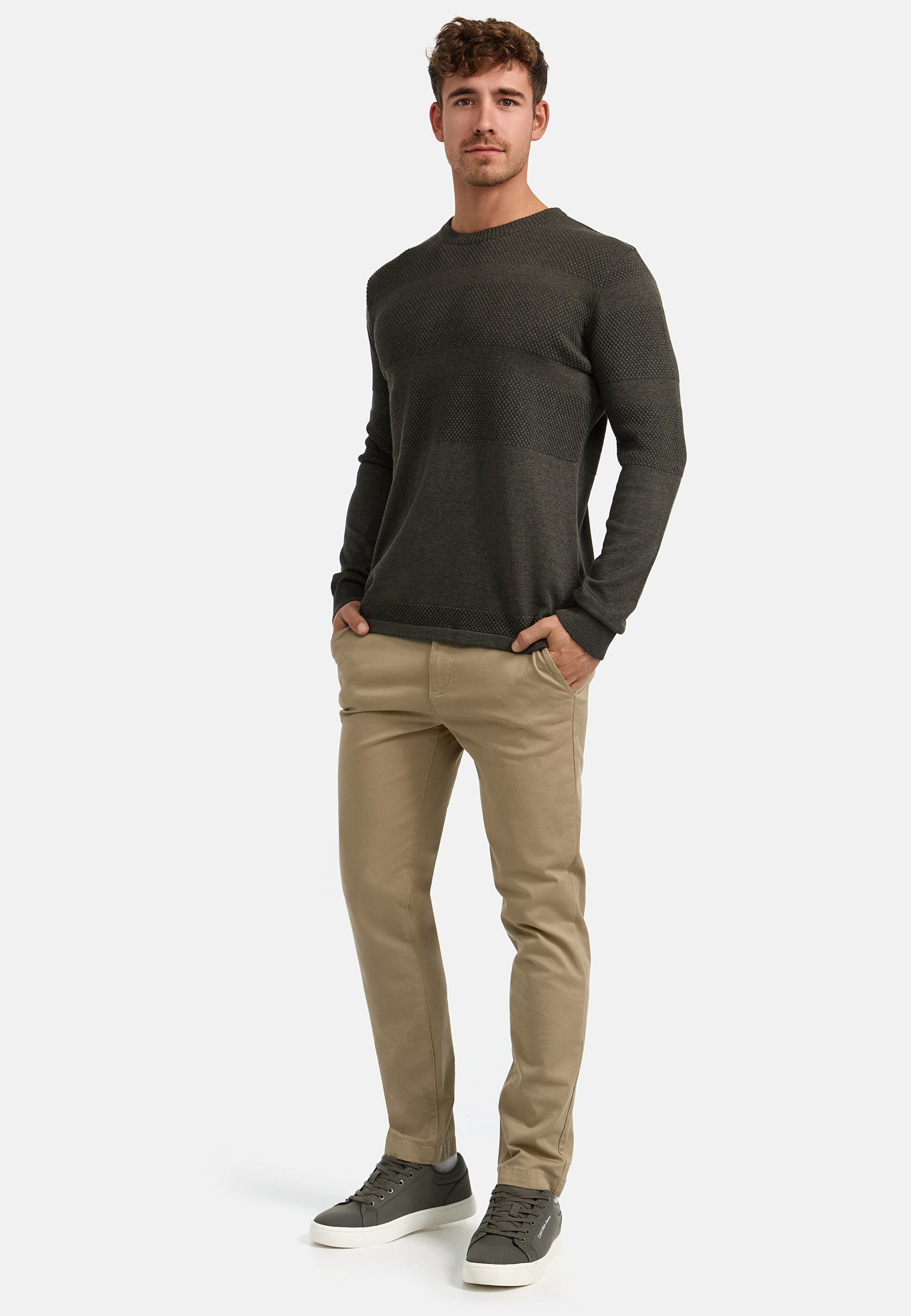 Strickpullover KSHannes Army Mix