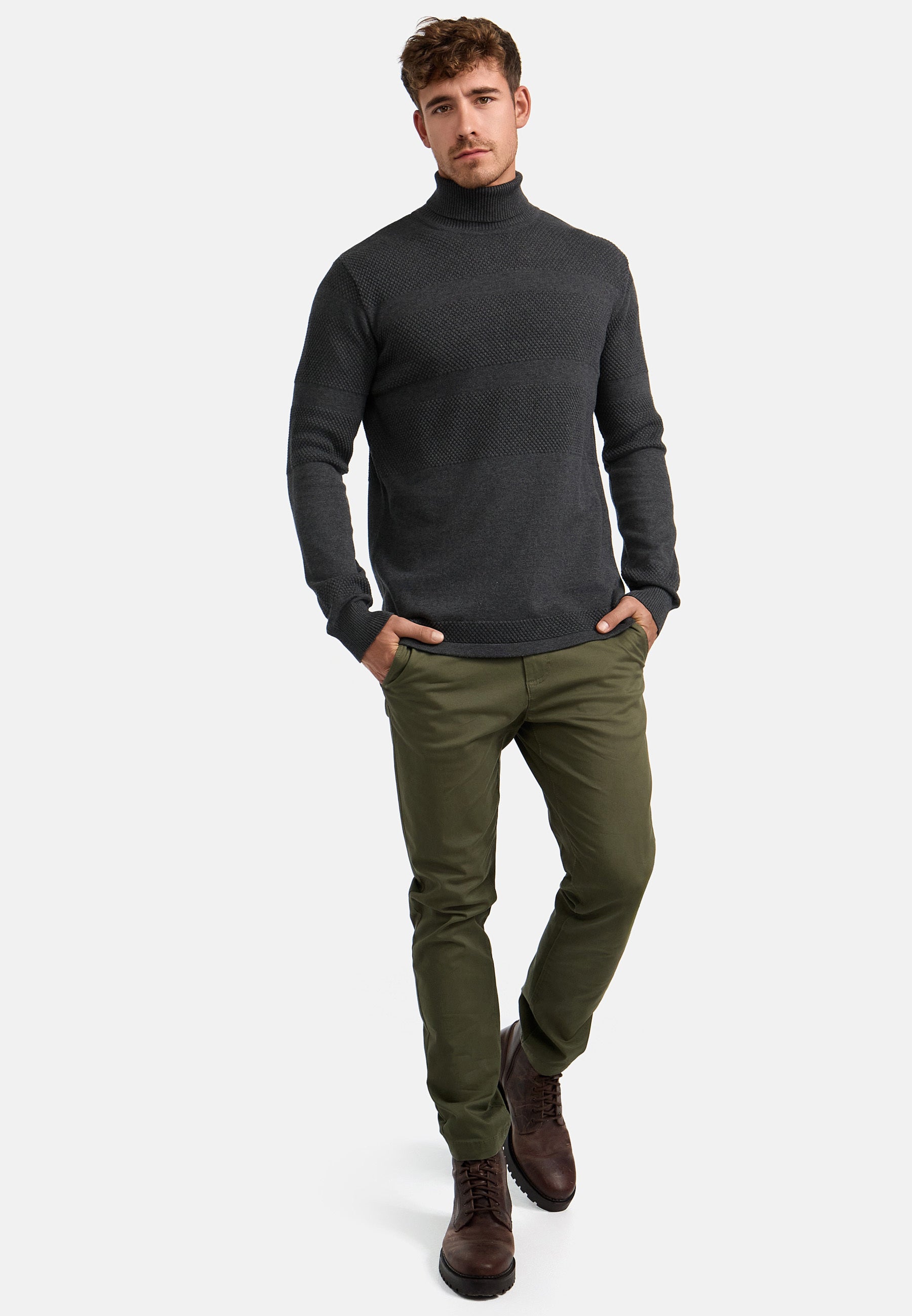 Strickpullover KSFisker Charcoal Mix