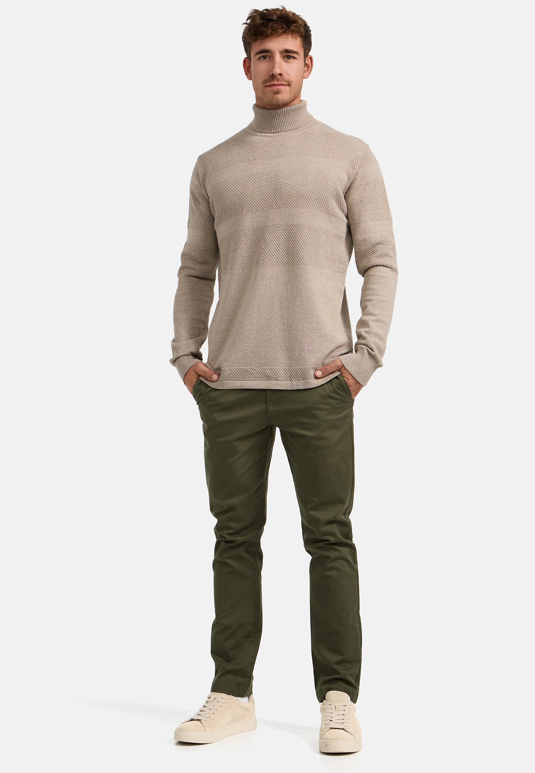 Strickpullover KSFisker Beige Mix