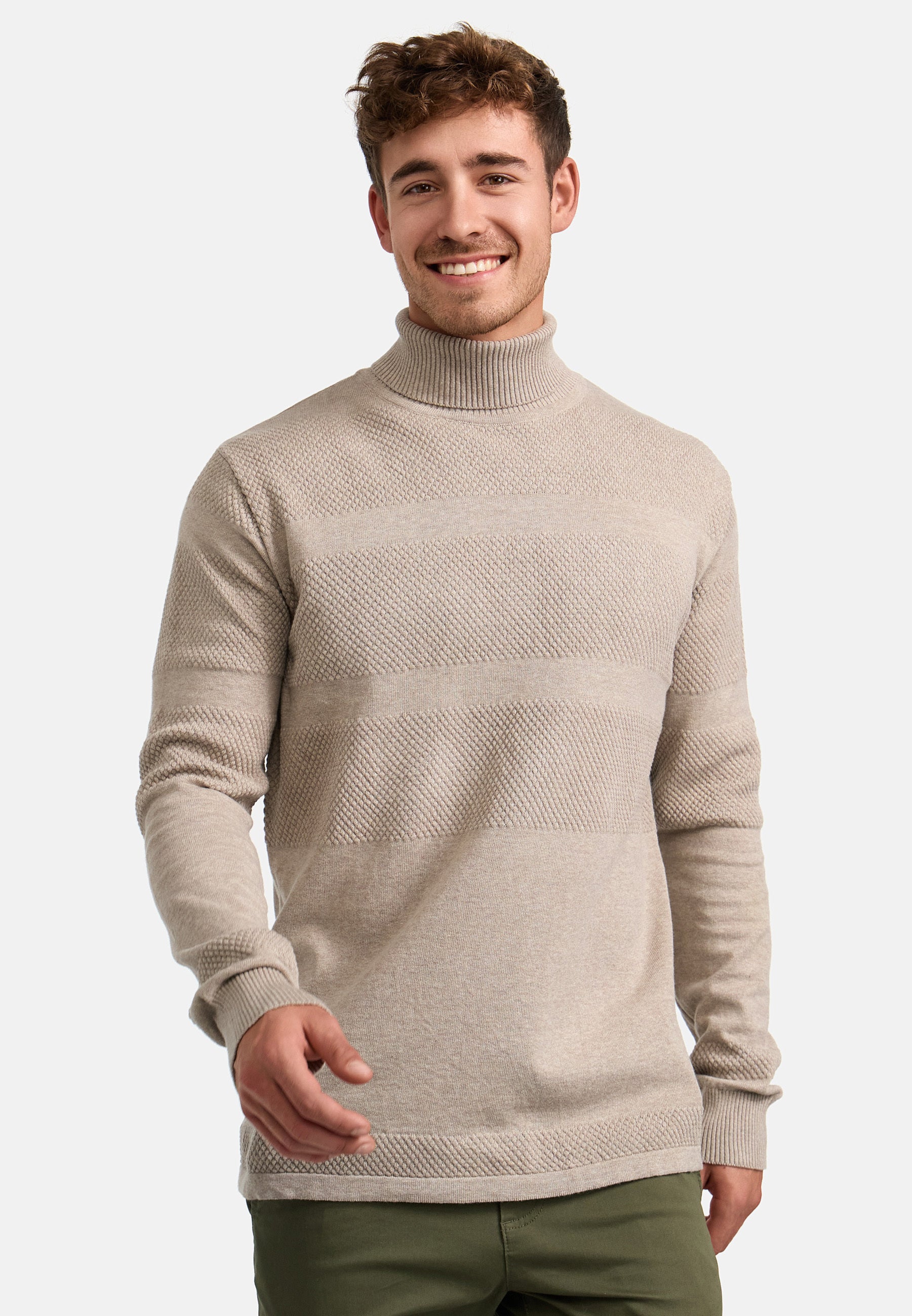 Strickpullover KSFisker Beige Mix