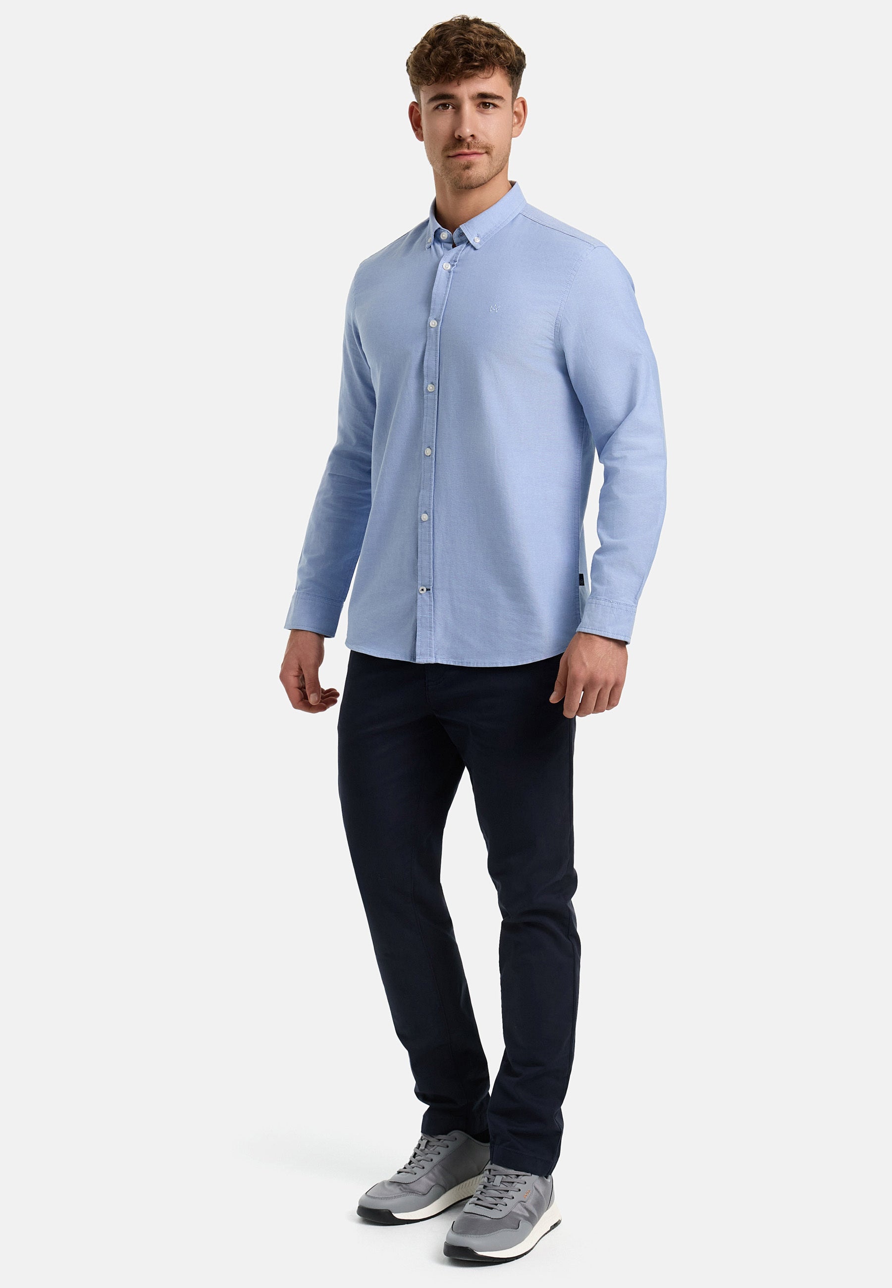 Hemd Langarm KSJohan Oxford Light Blue
