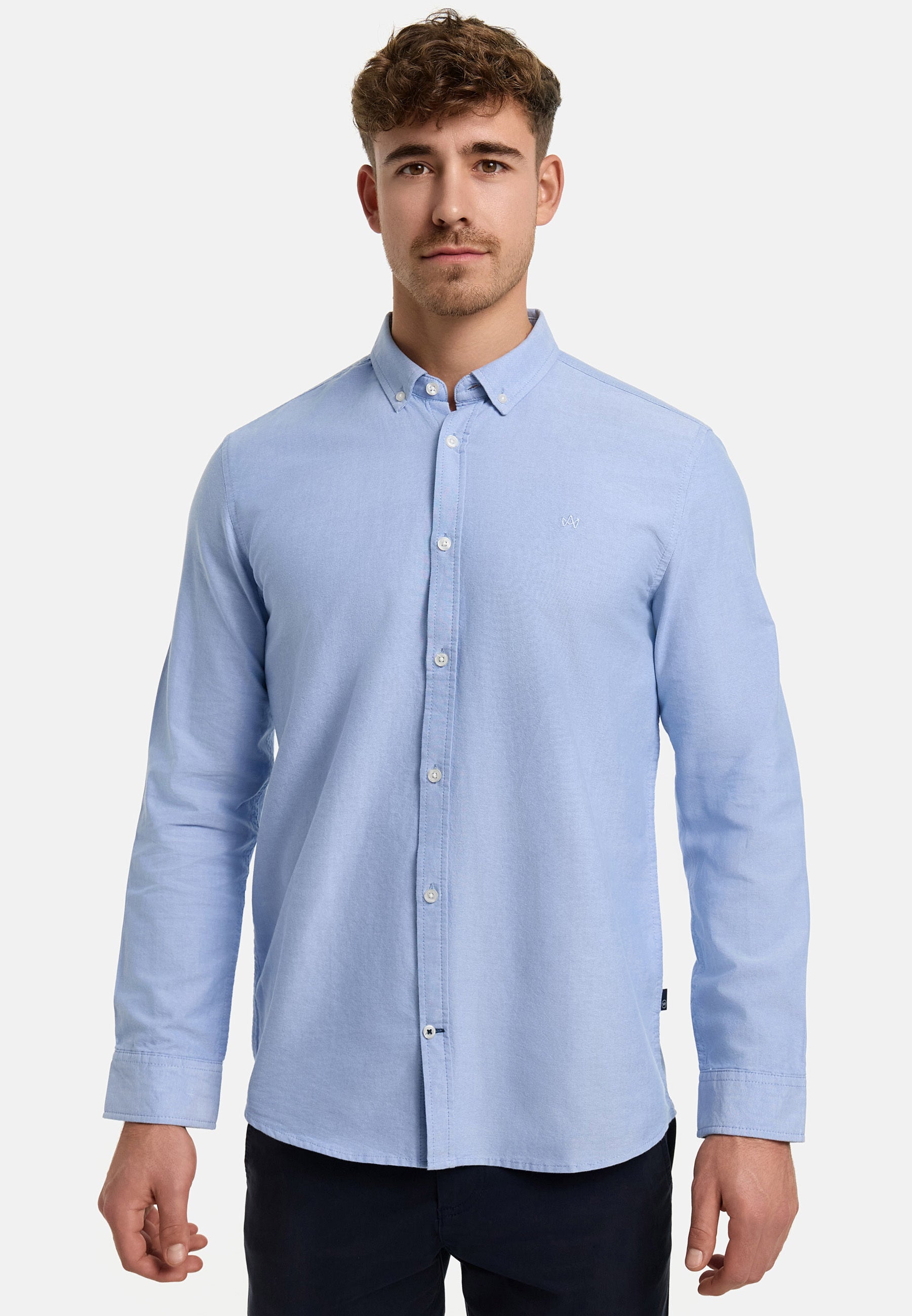 Hemd Langarm KSJohan Oxford Light Blue