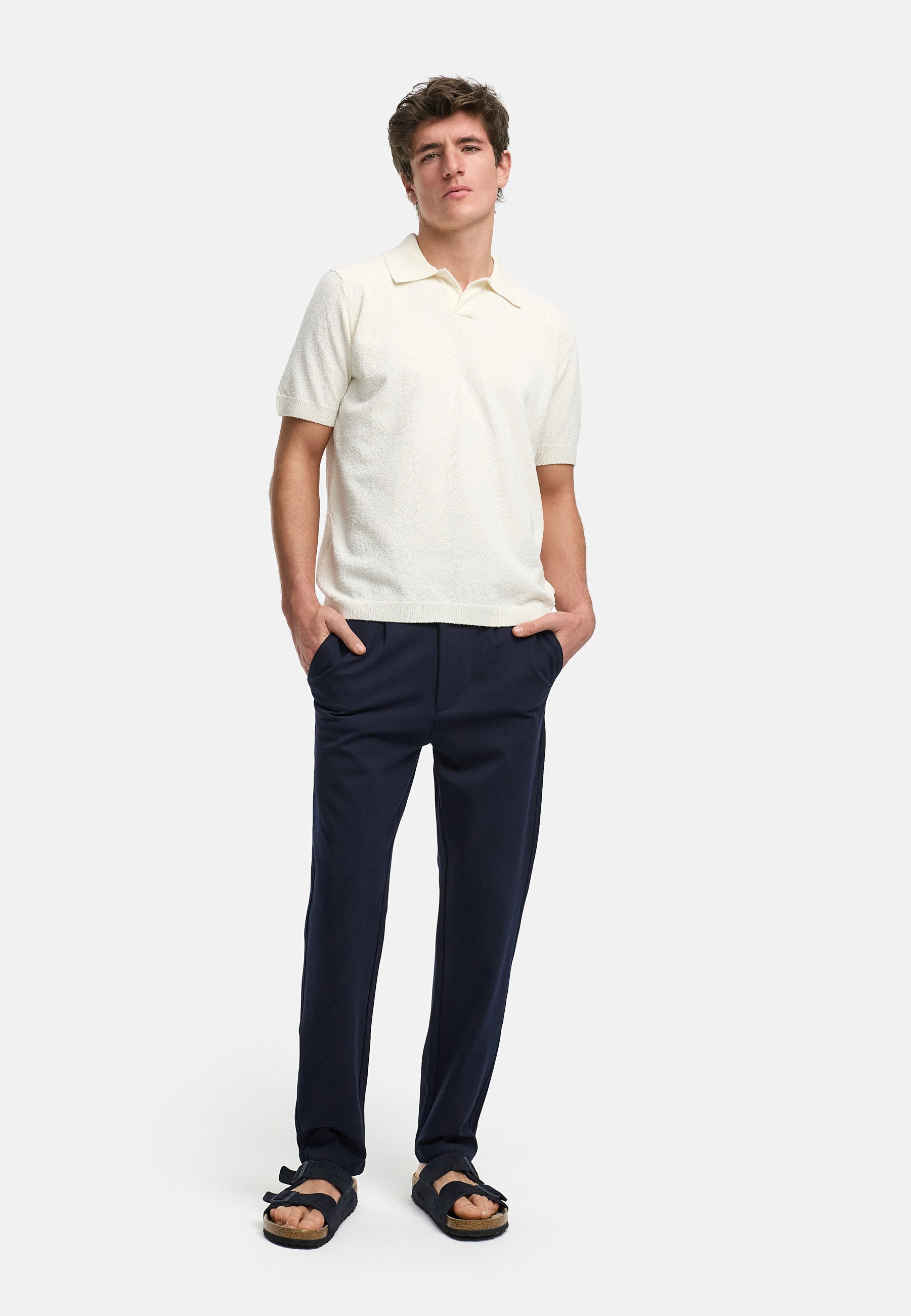 Poloshirt KSBlake knit Vanilla Ice