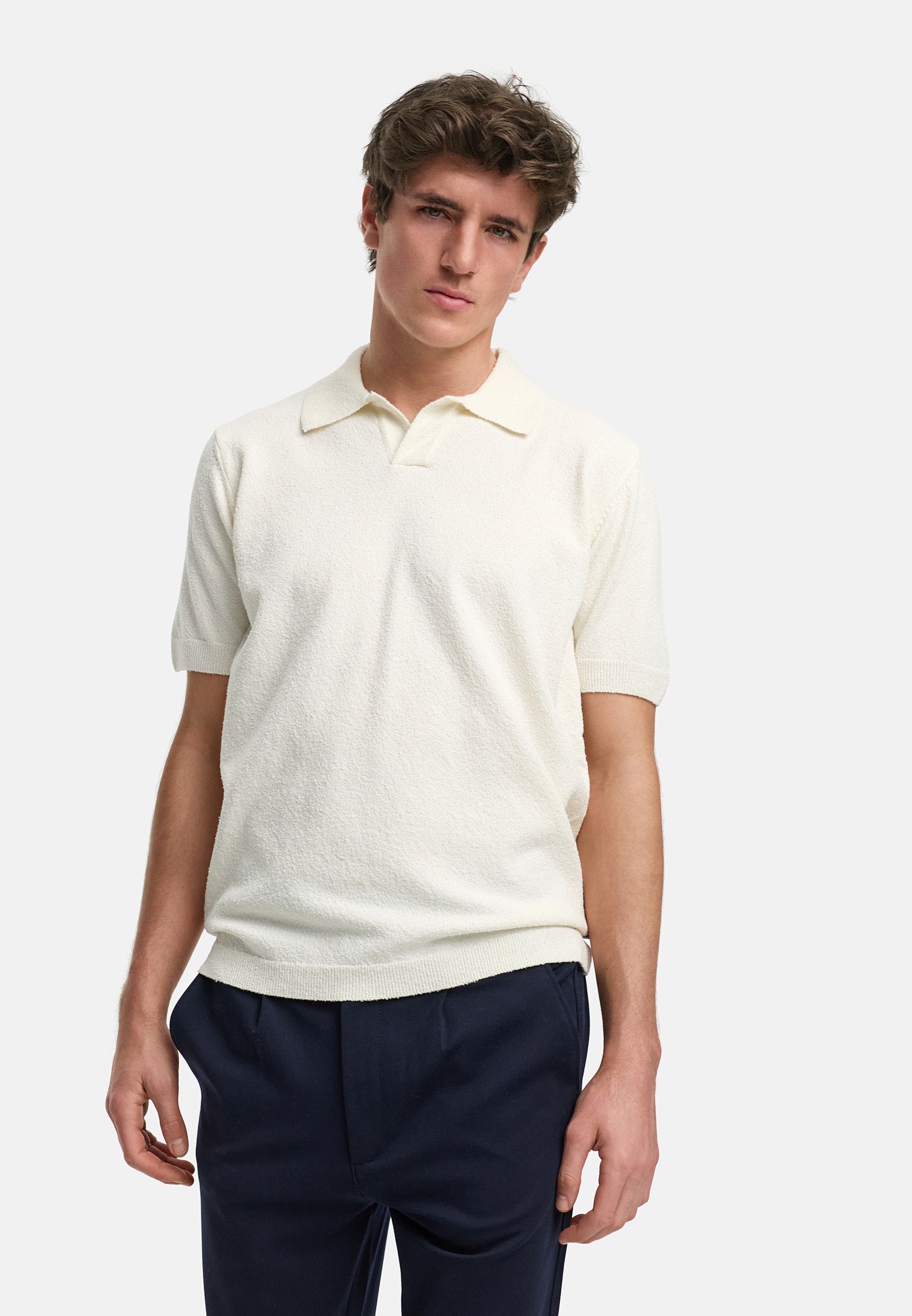 Poloshirt KSBlake knit Vanilla Ice