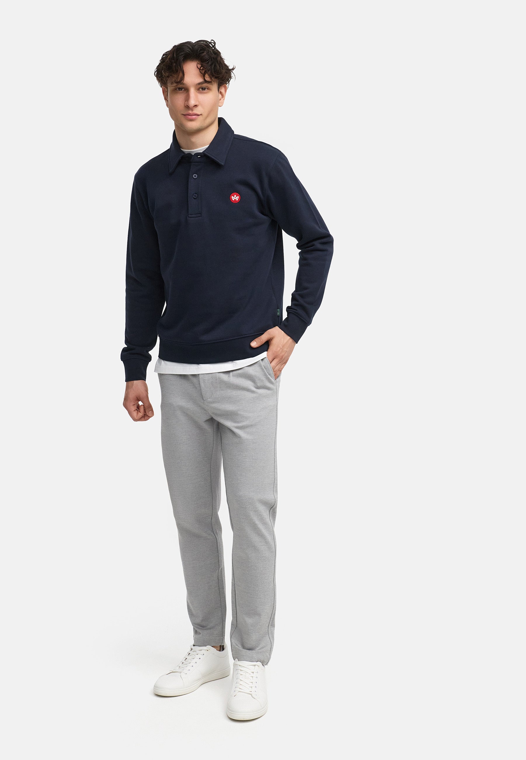 Sweatshirt KSLars Polosweater Sky Captain