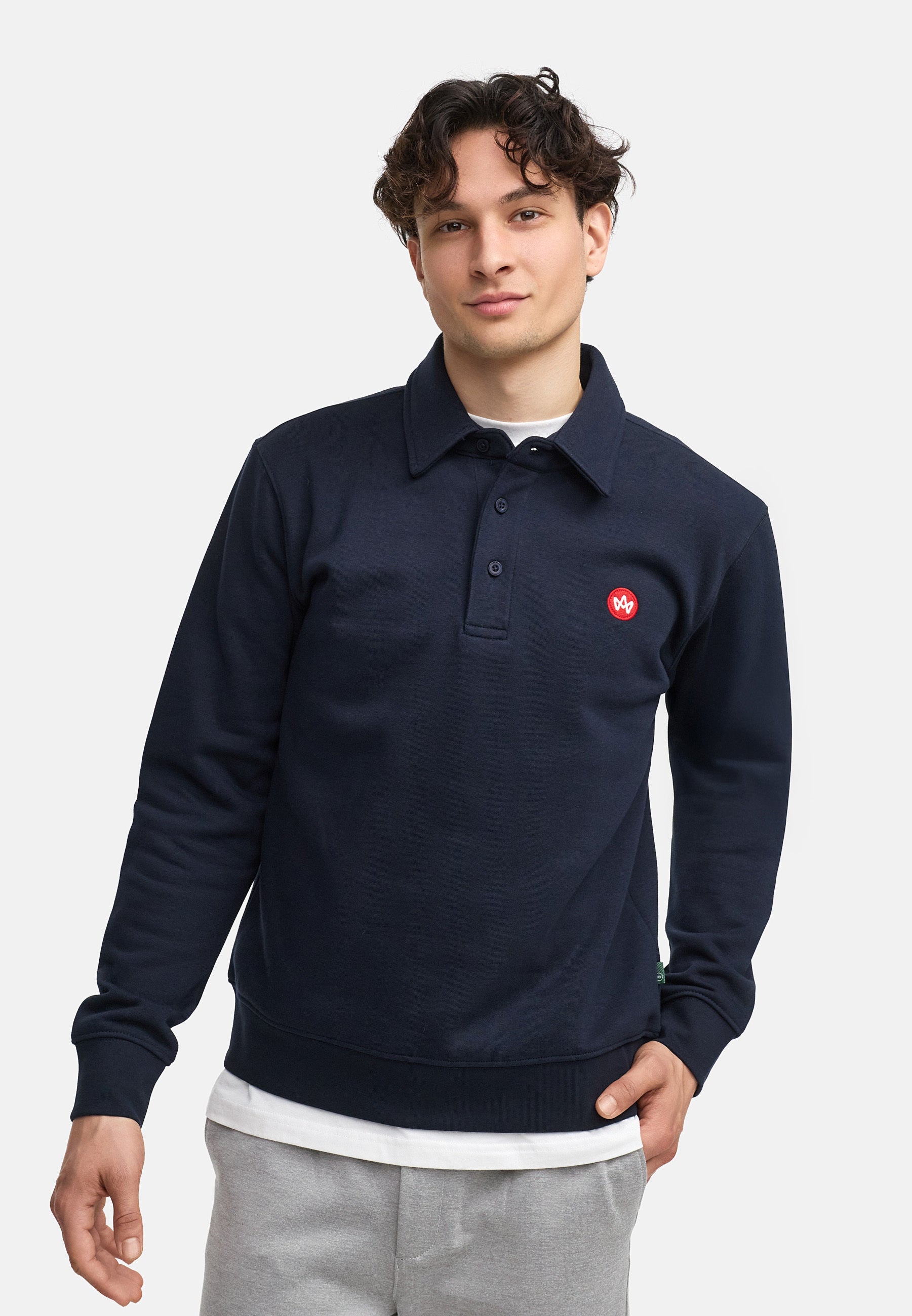 Sweatshirt KSLars Polosweater Sky Captain