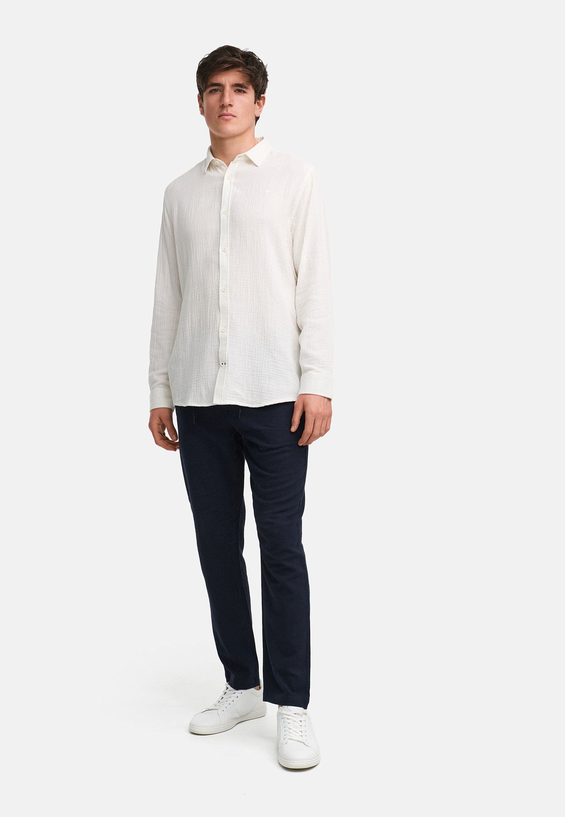 Hemd Langarm KSAvery Offwhite