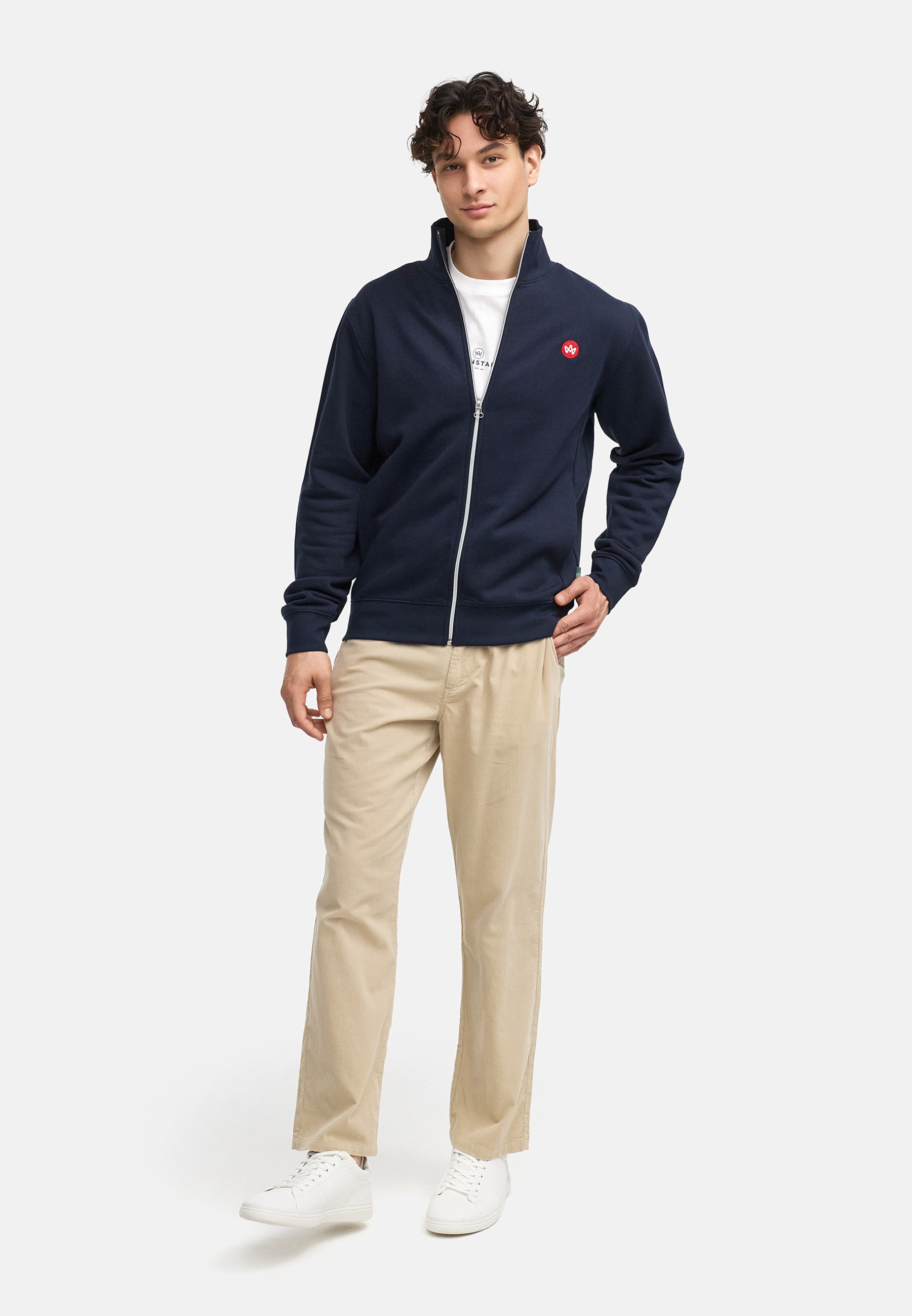 Sweatjacke KSLars Zipsweater Sky Captain