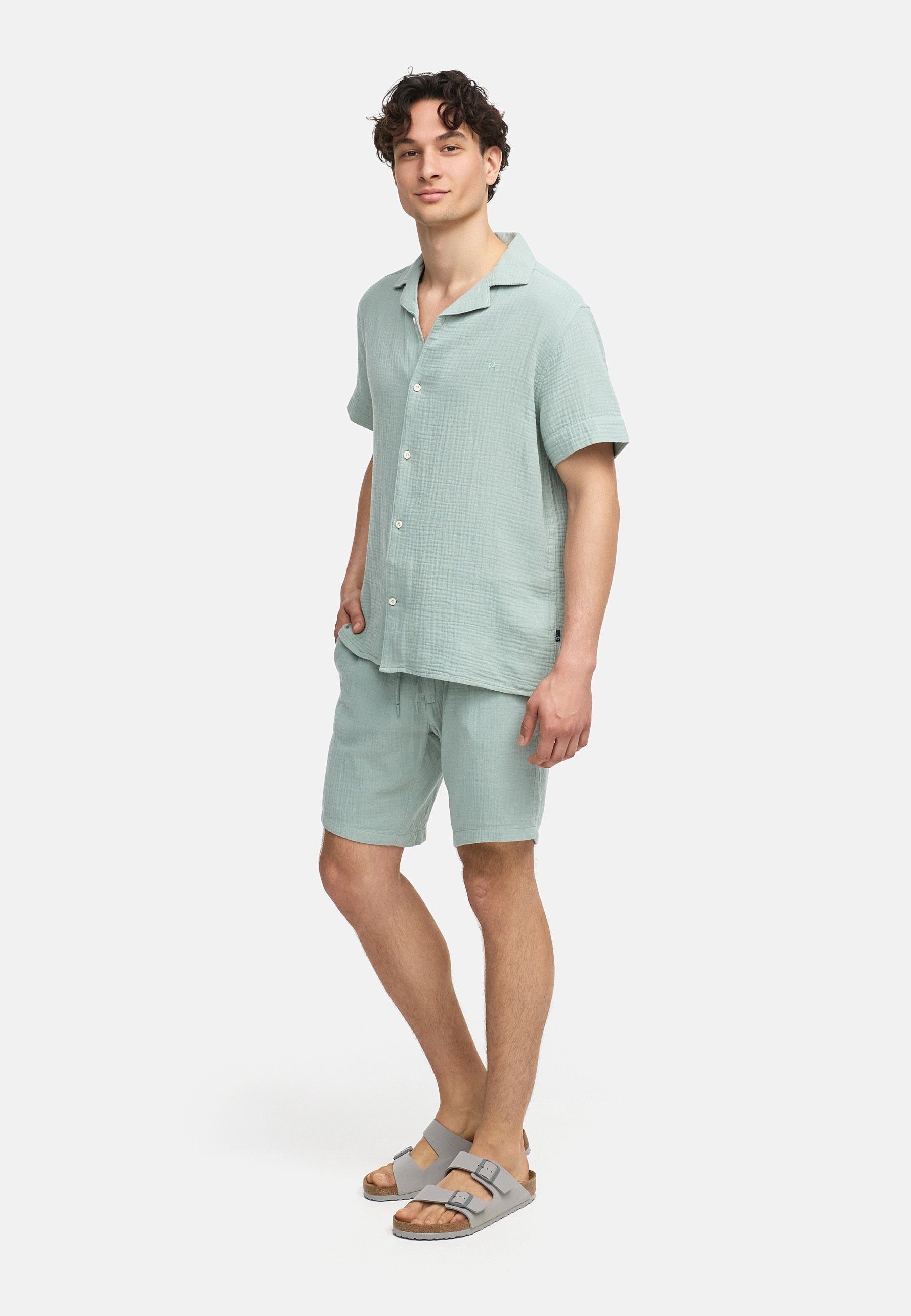 Hemd Kurzarm KSAvery Hedge Green