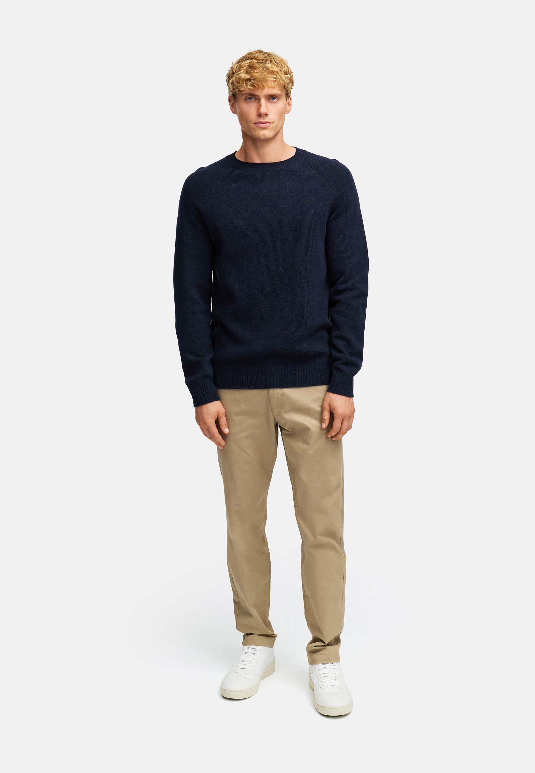 Strickpullover KSLarson crew neck knit Sky Captain