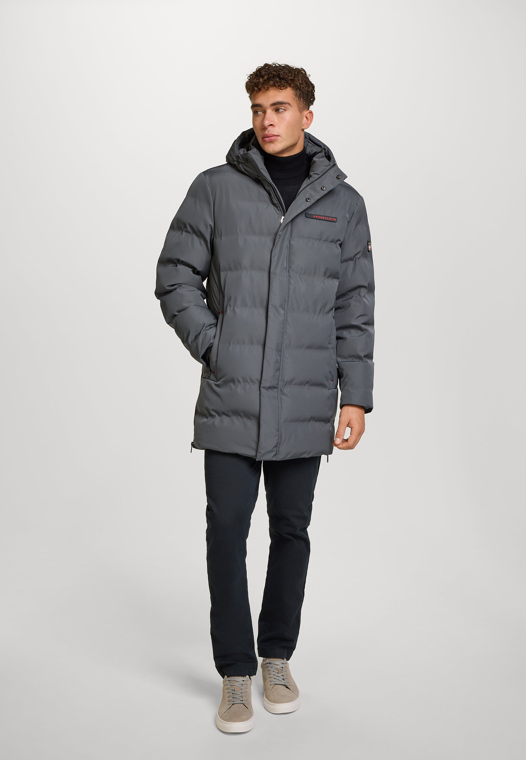 Winterjacke KSBourland hood jacket Dk Grey
