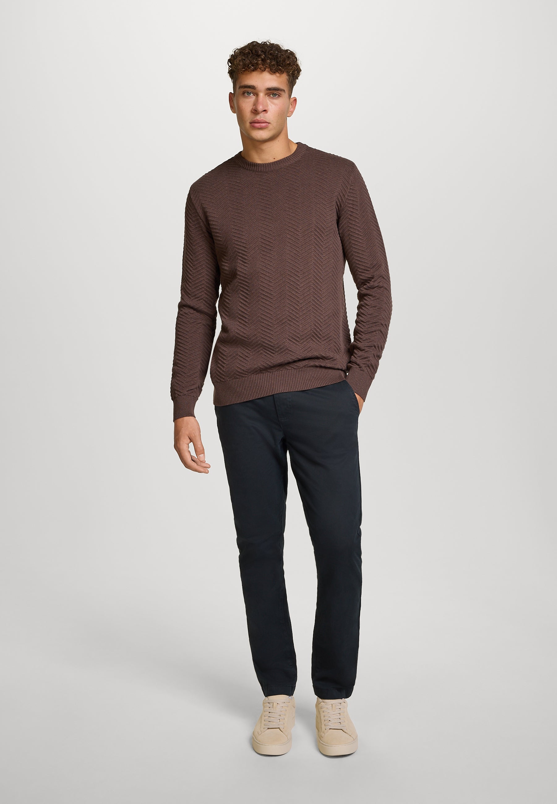 Strickpullover KSCarlo Chocolate Plum Mix