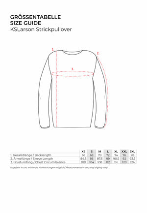 Strickpullover KSLarson Strick Crew Neck Charcoal Mix Produktbild