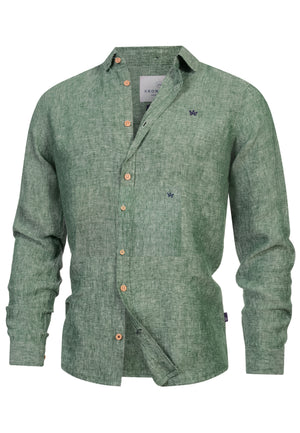 Hemd Langarm KSAyers Hedge Green Produktbild