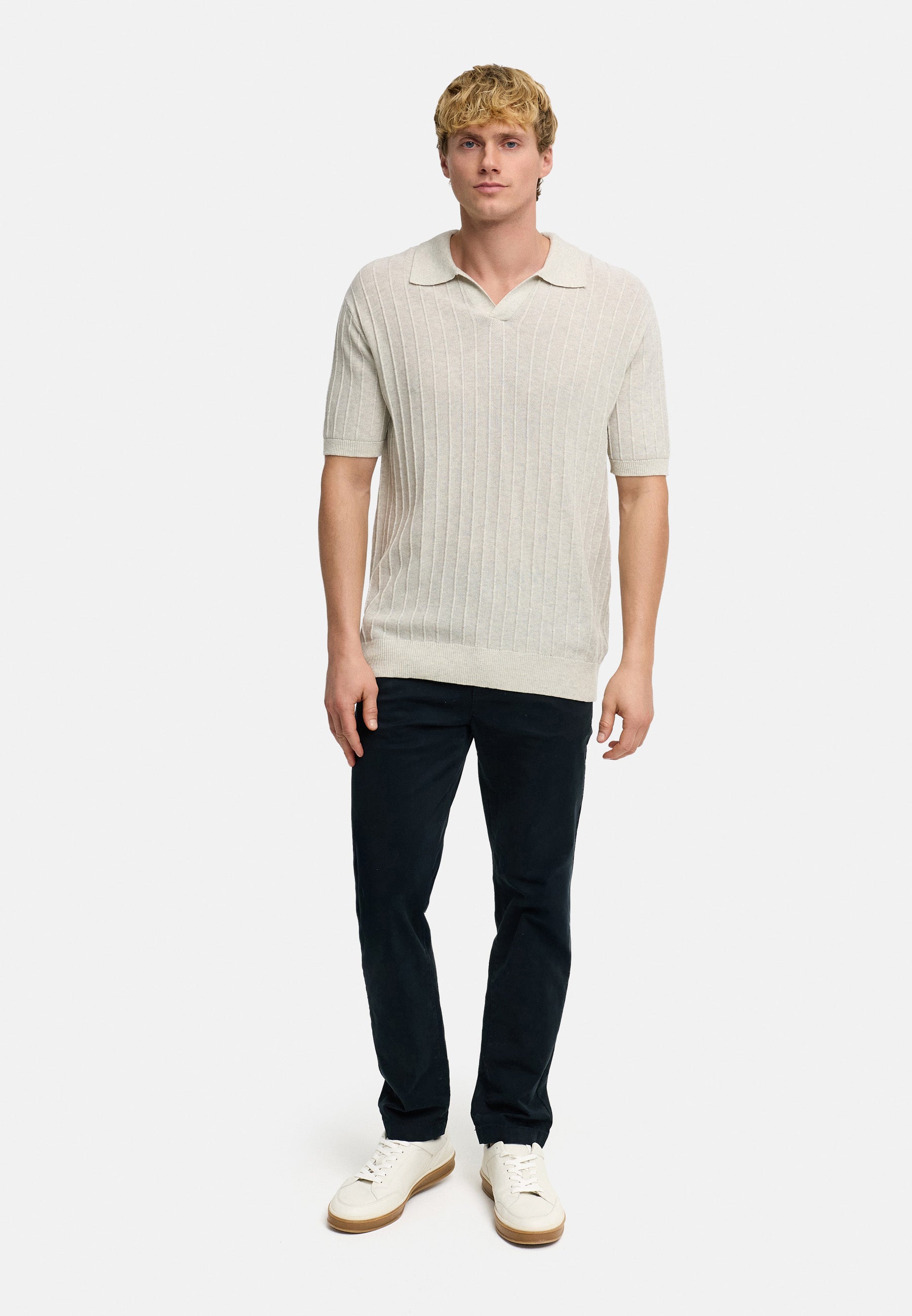 Poloshirt KSAlonzo Beige Mix Produktbild