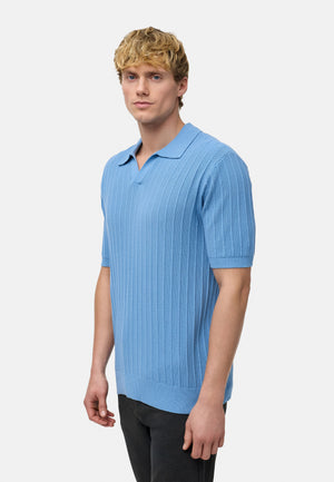 Poloshirt KSAlonzo Blue Shadow Mix Produktbild