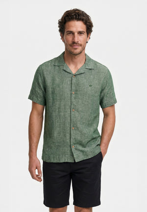 Hemd Kurzarm KSAyers Hedge Green Produktbild
