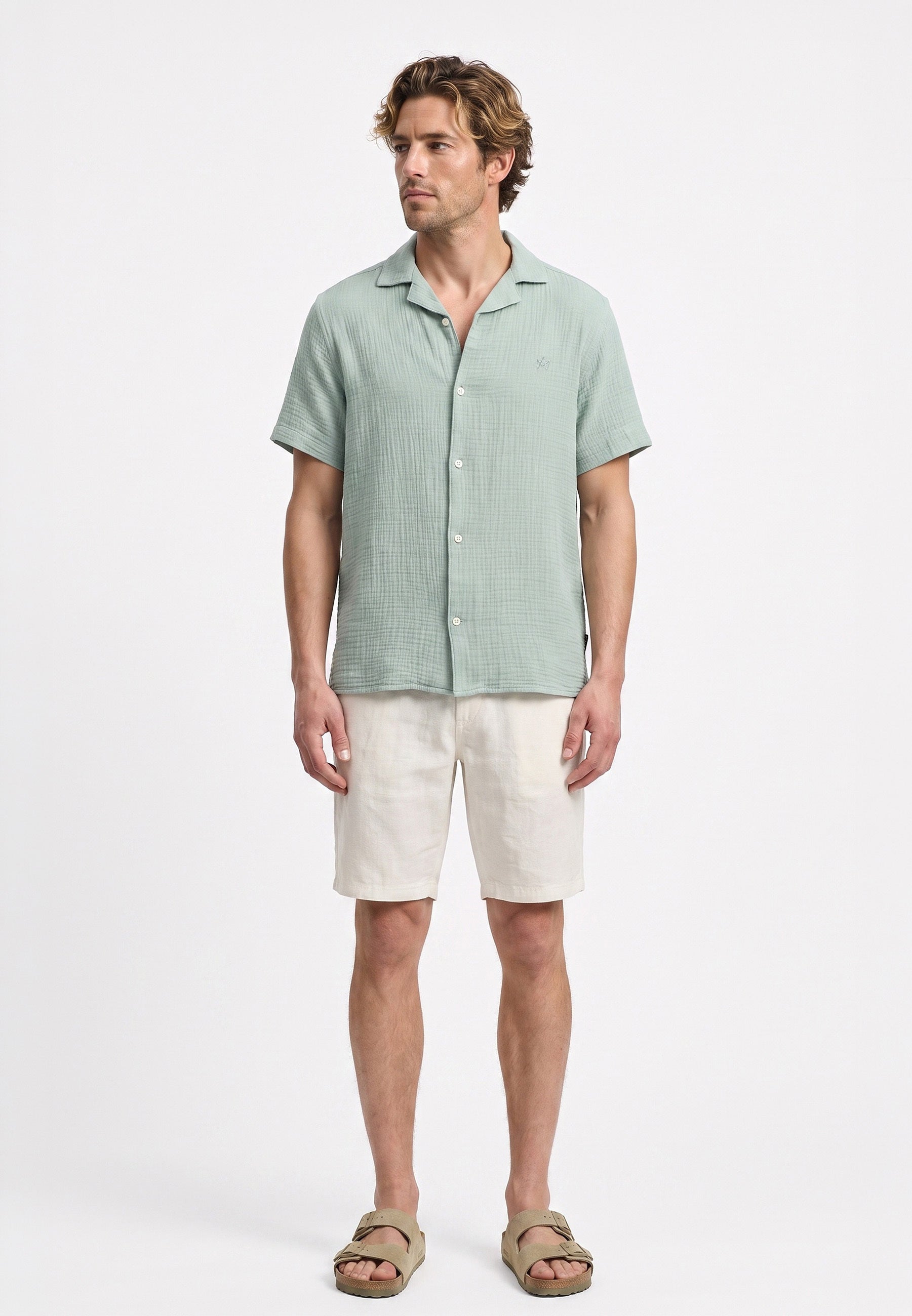 Hemd Kurzarm KSAvery Hedge Green