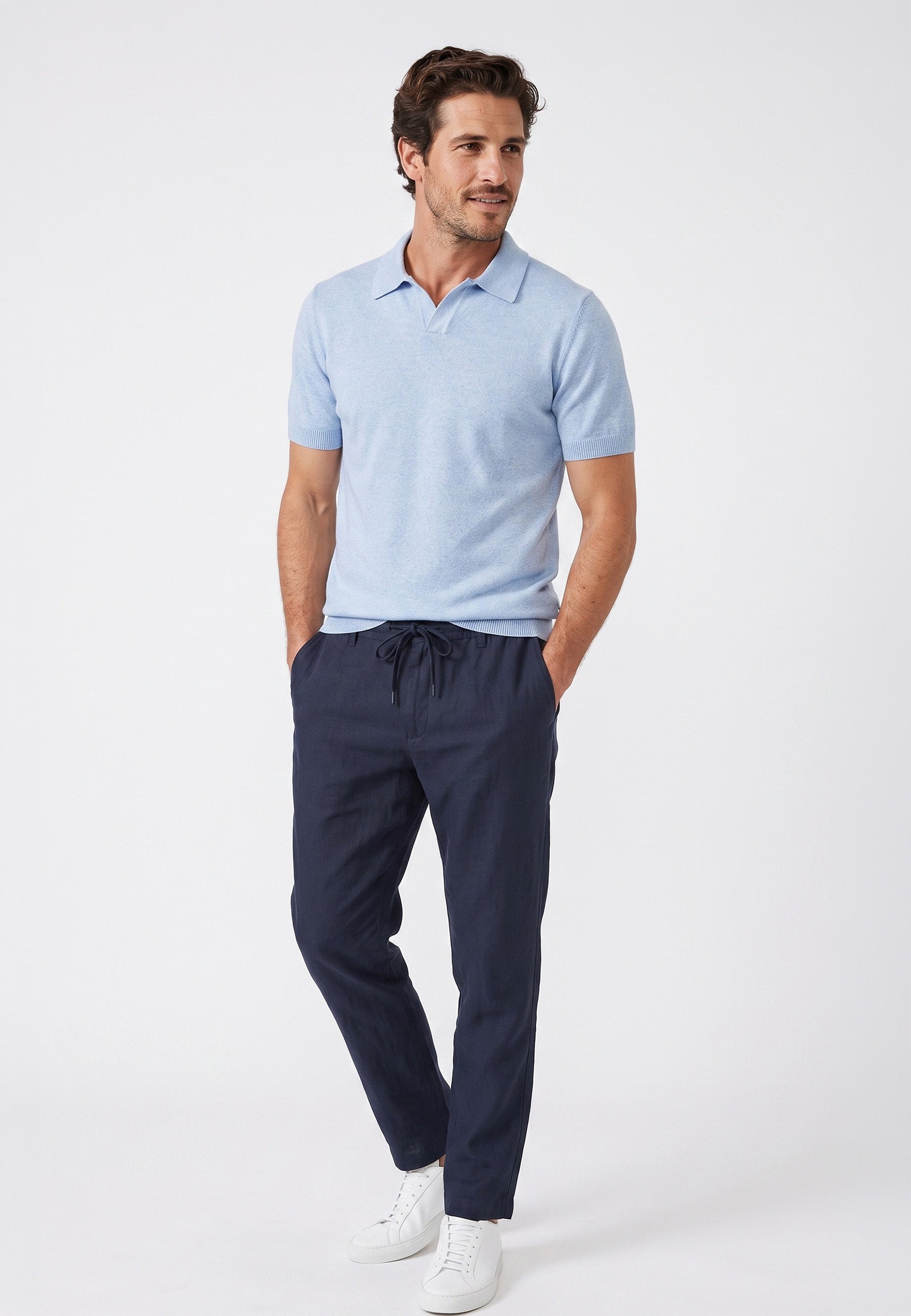 Poloshirt KSBlake Strick Ashley Blue