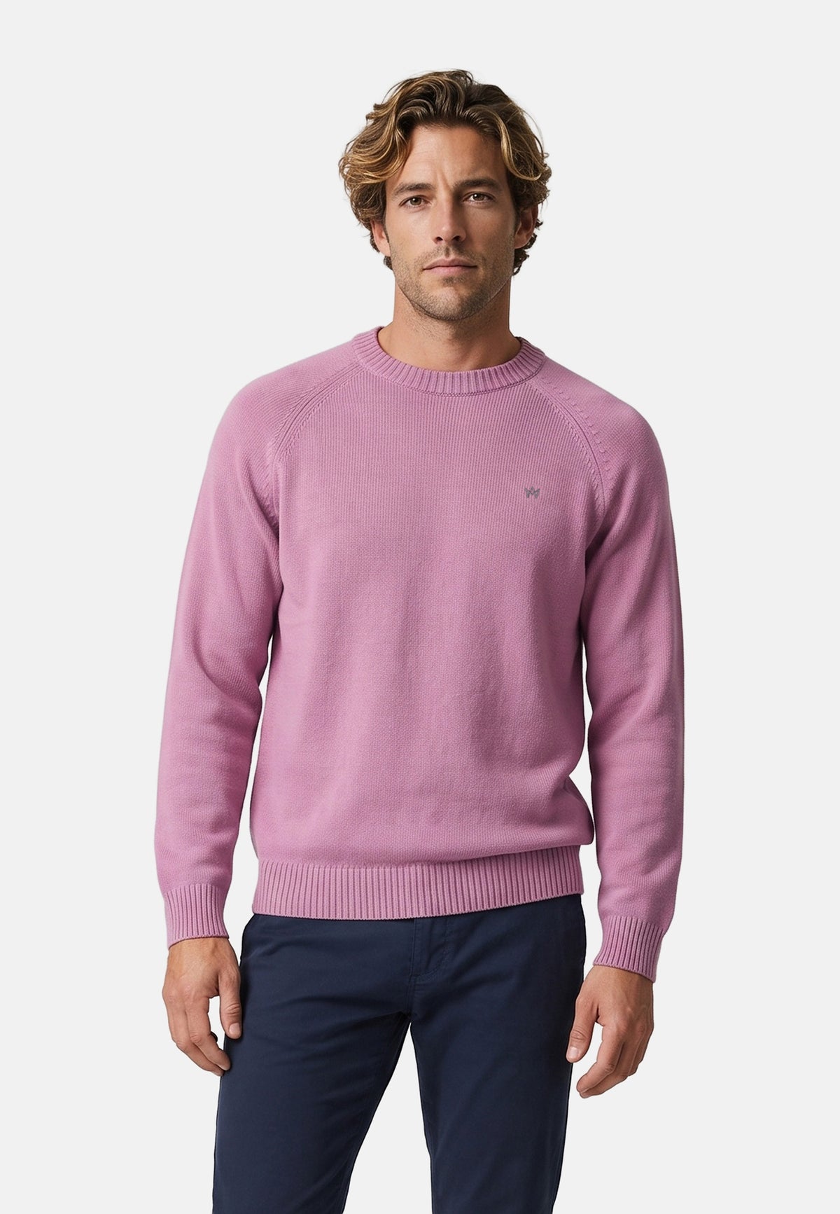 Strickpullover KSLarson Strick Crew Neck Deauville Mauve Mix