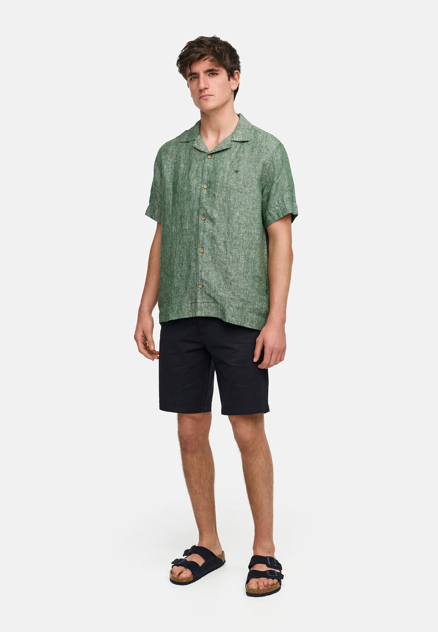 Hemd Kurzarm KSAyers Hedge Green