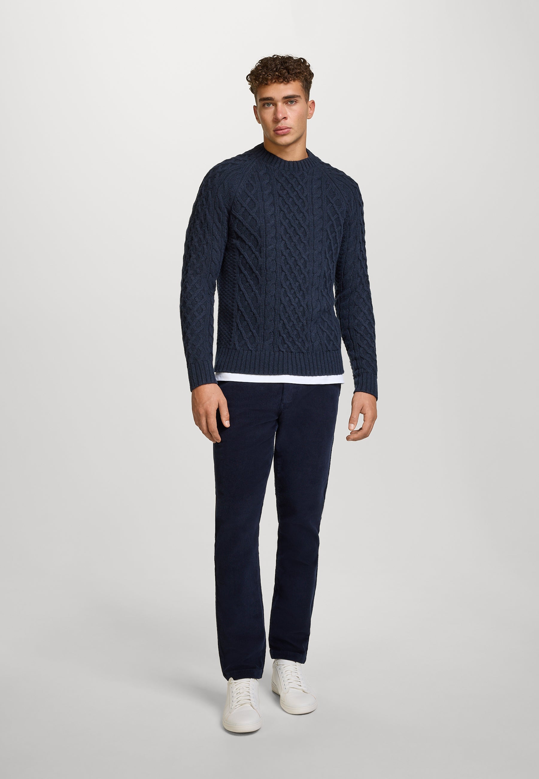 Chinohose KSEben tapered corduroy chino Sky Captain