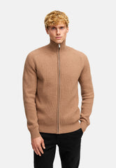 Strickjacke KSDorsey zip cardigan knit Wood smoke