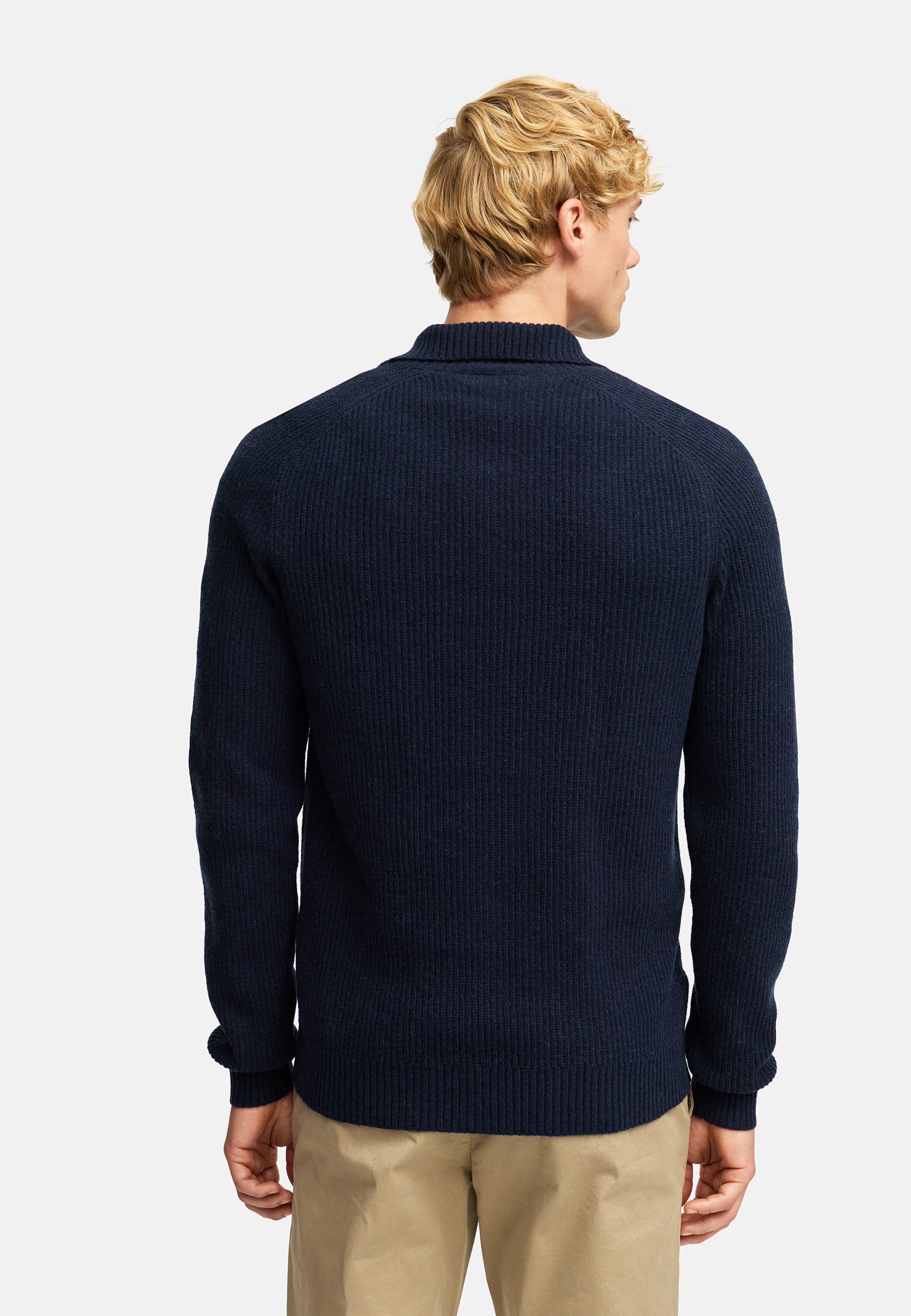 Strickpullover KSDorsey Strick Half Zip Sky Captain Produktbild