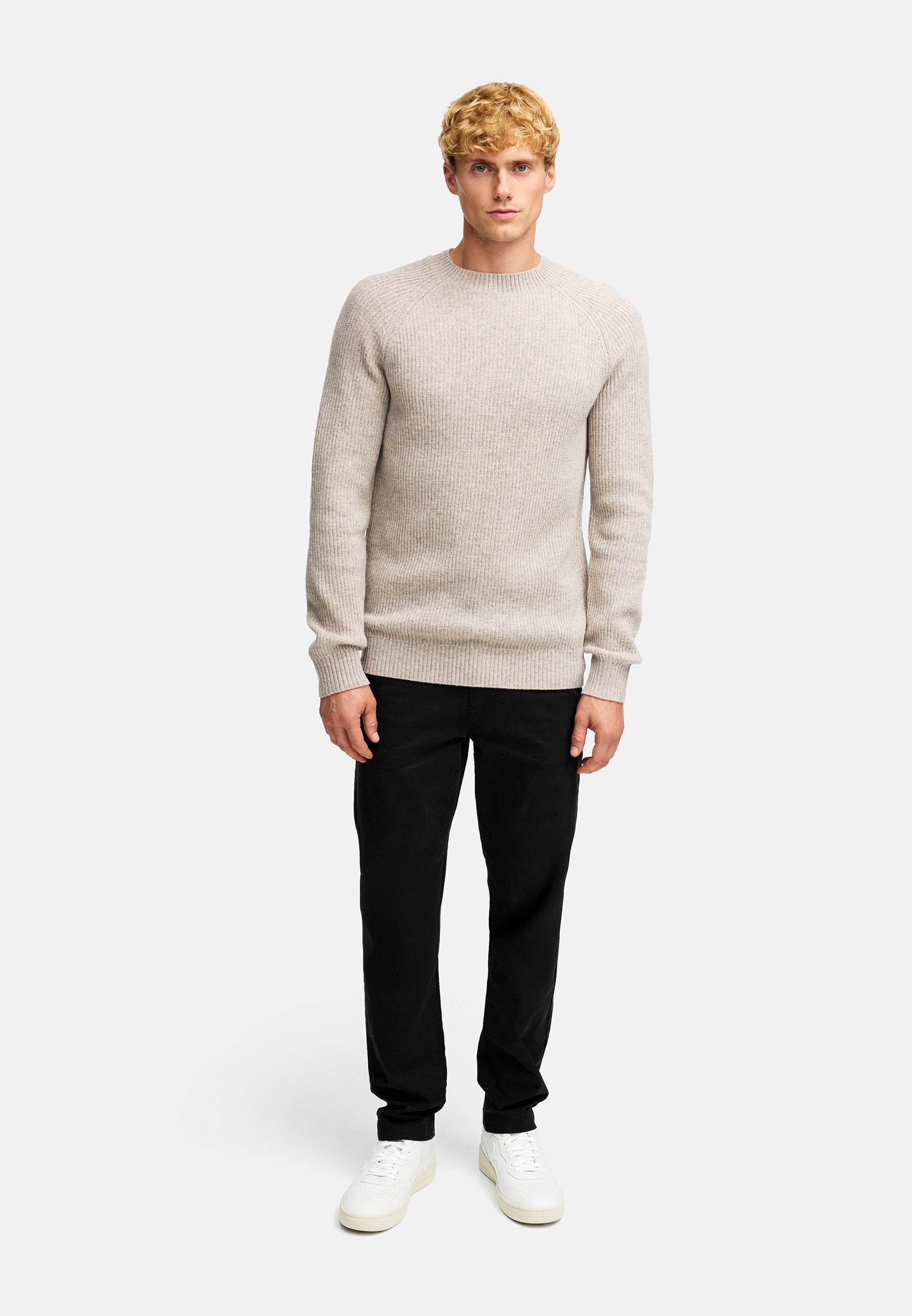 Strickpullover KSDorsey crew neck knit Stone mix