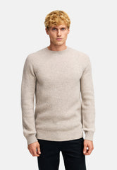 Strickpullover KSDorsey crew neck knit Stone mix