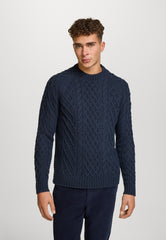 Strickpullover KSWard crew neck knit Sky Captain