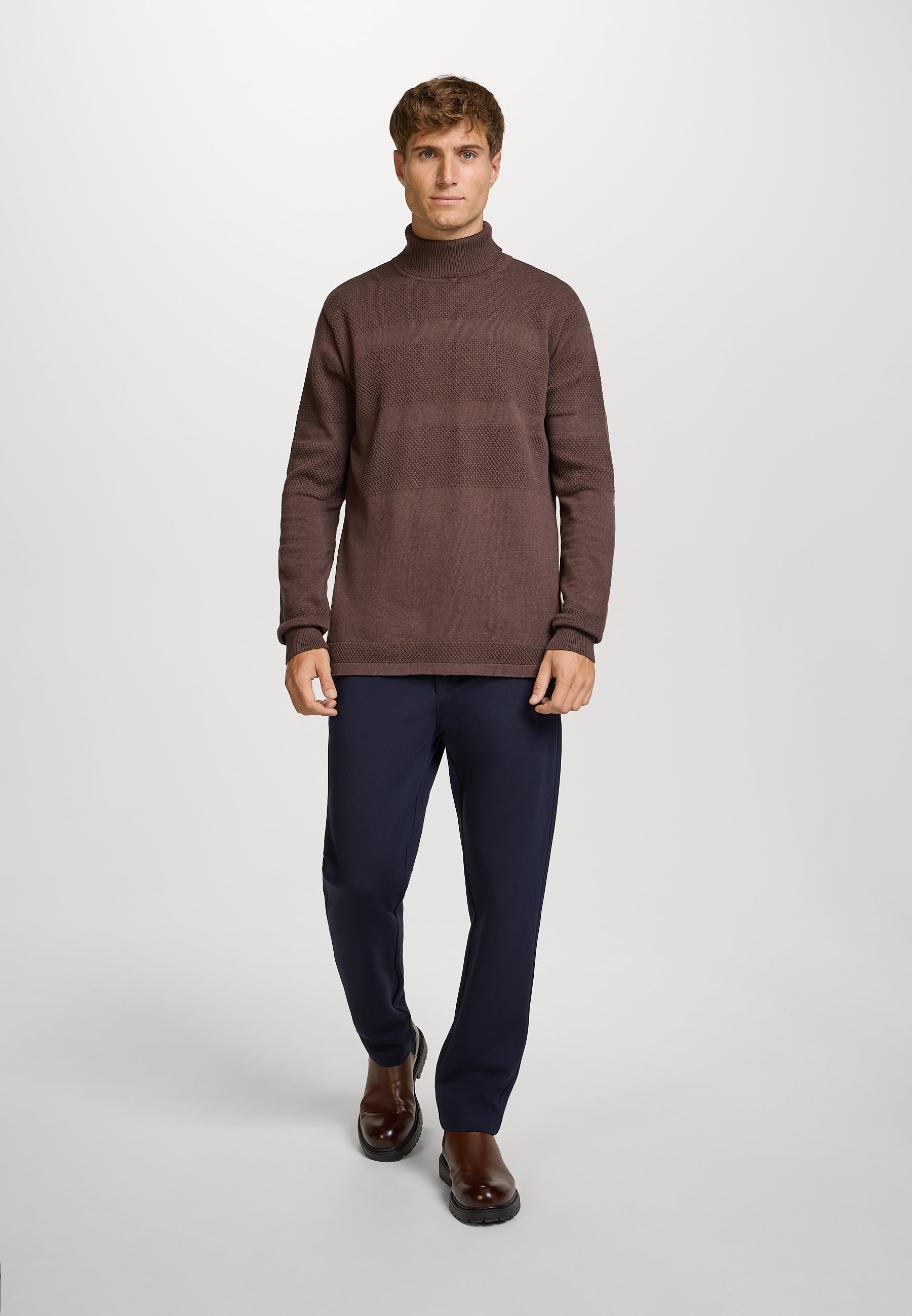 Strickpullover KSFisker Chocolate Plum Mix