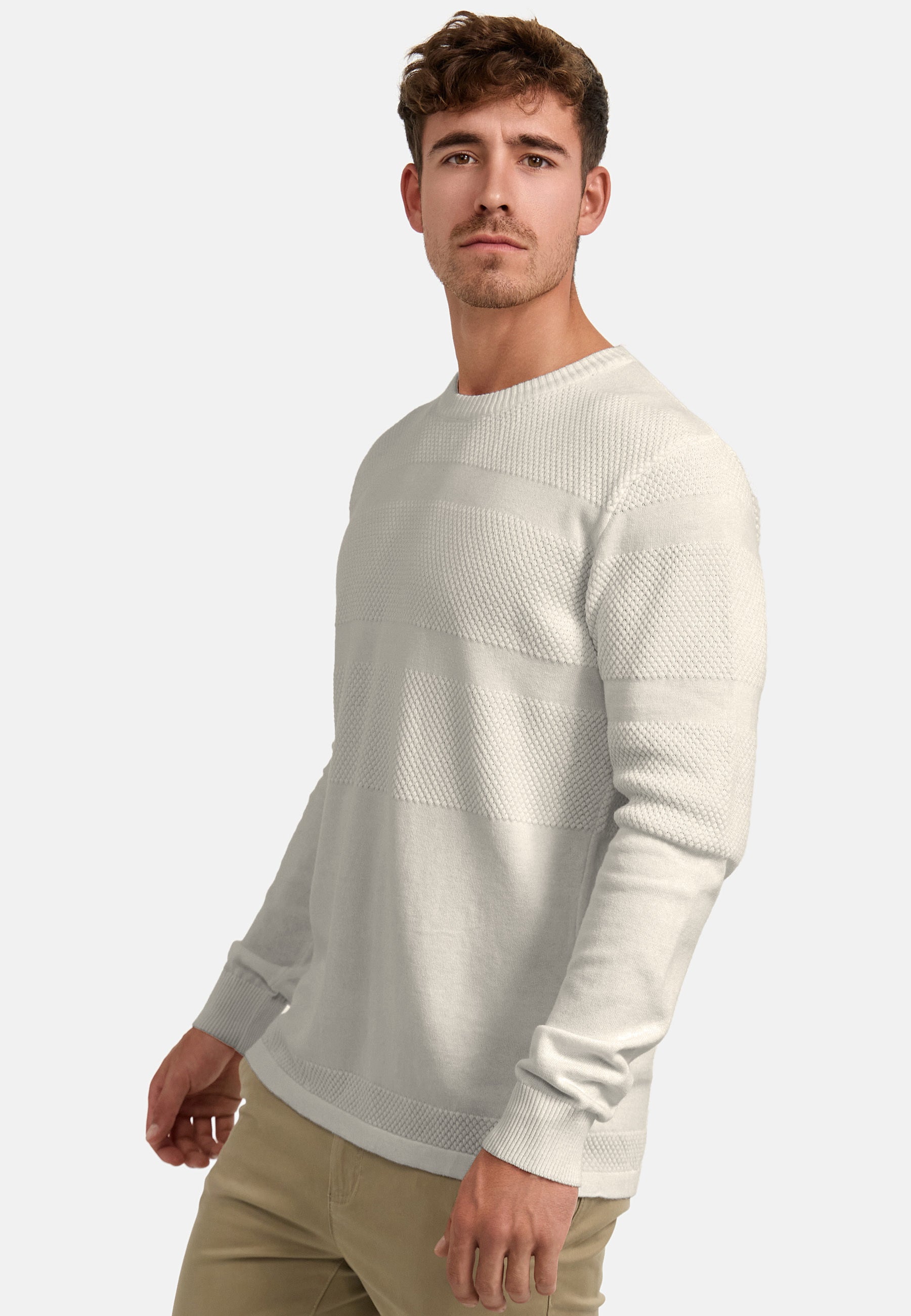 Strickpullover KSHannes Stone mix Produktbild