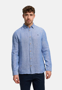 Hemd Langarm KSAyers Federal Blue