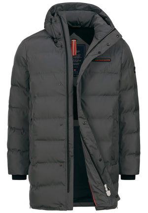 Winterjacke KSBourland mit Kapuze Dk Grey Produktbild