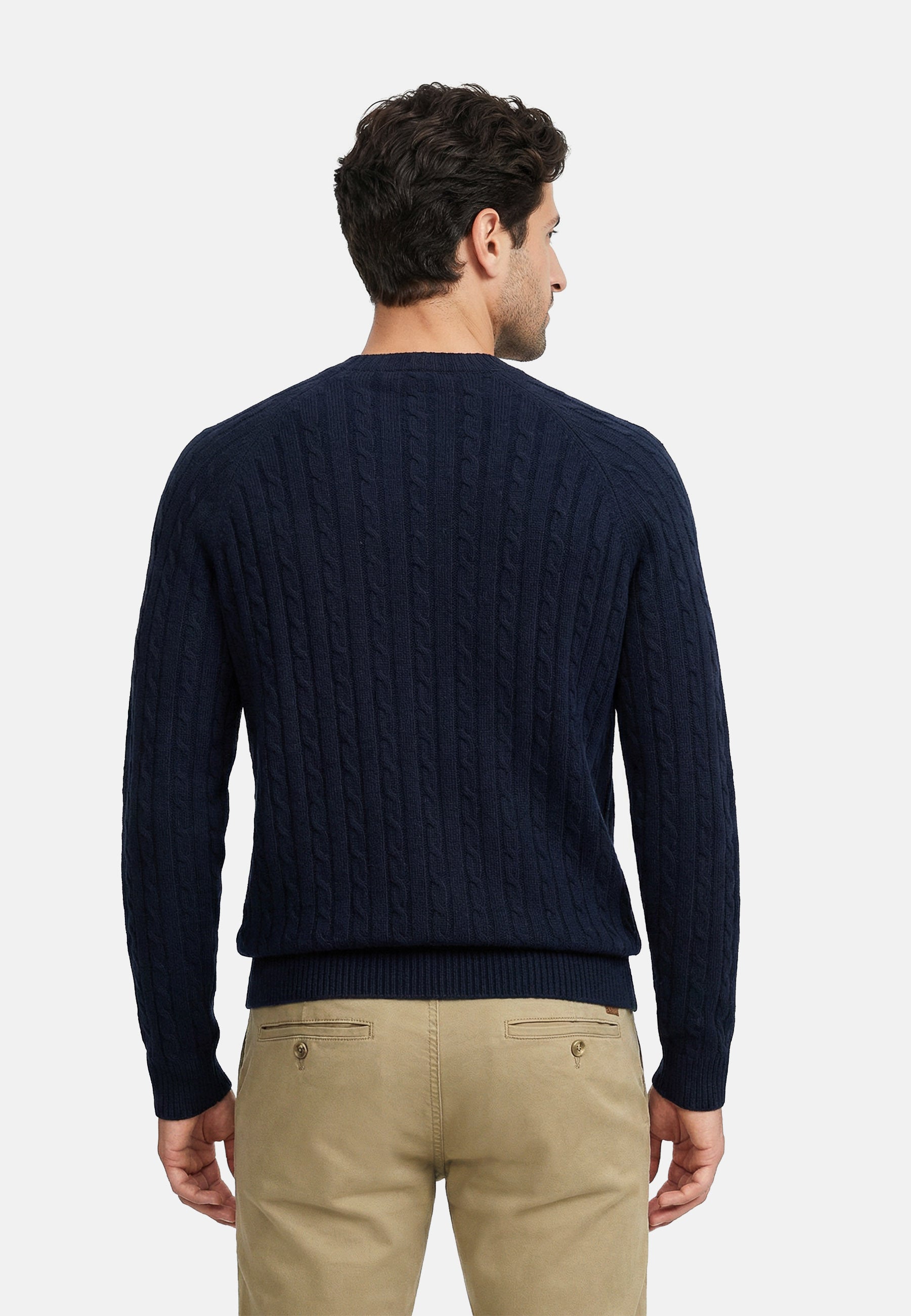 Strickpullover KSFlynn Strick Crew Neck Sky Captain Produktbild