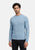 Strickpullover KSFlynn cabel crew neck knit Blue Shadow Mix