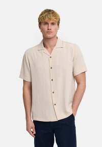 Hemd Kurzarm KSFawn White Pepper