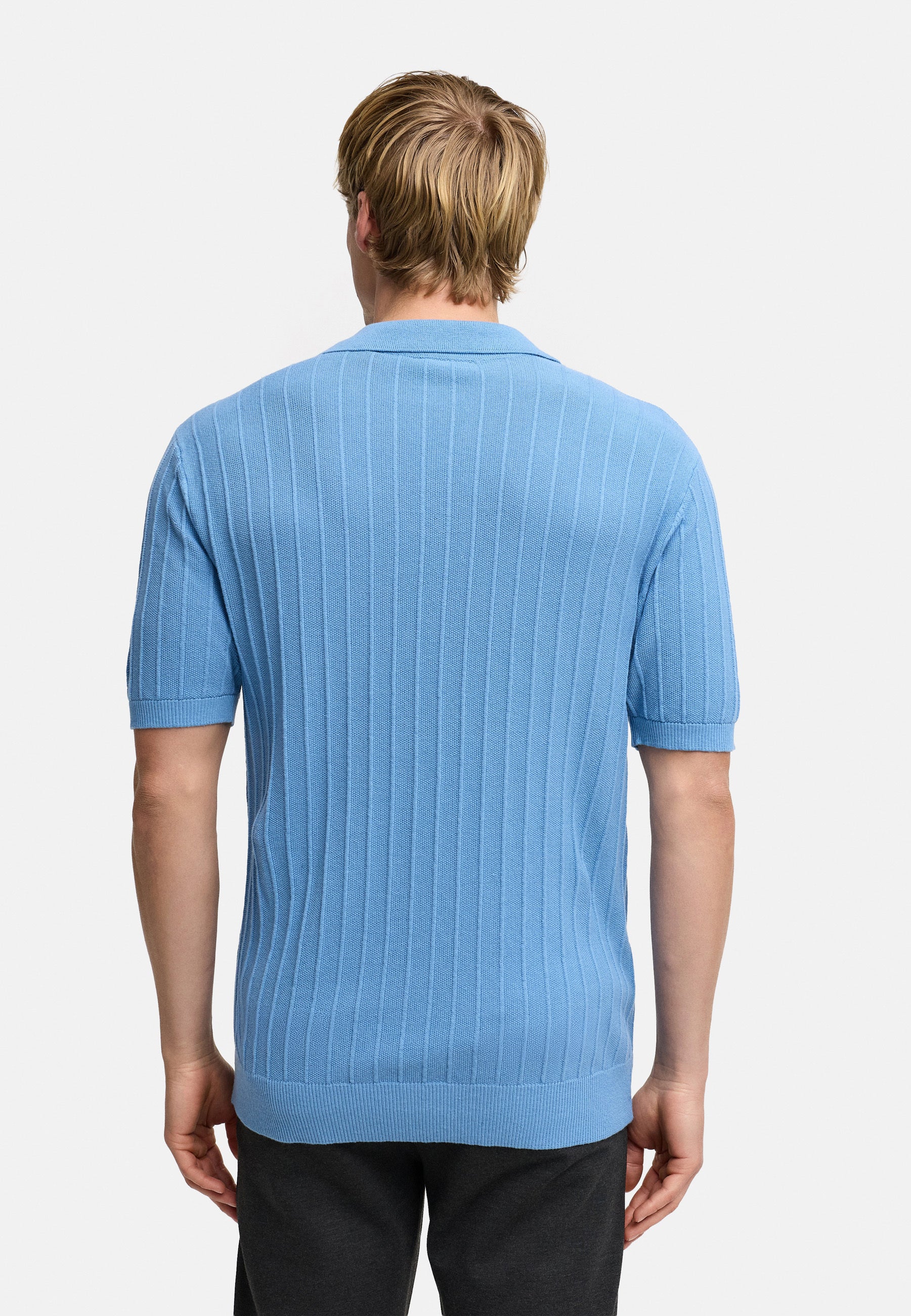 Poloshirt KSAlonzo Blue Shadow Mix Produktbild