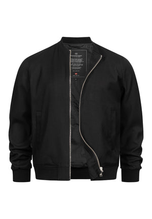 Übergangsjacke Hendrik Fliegerjacke Black Produktbild