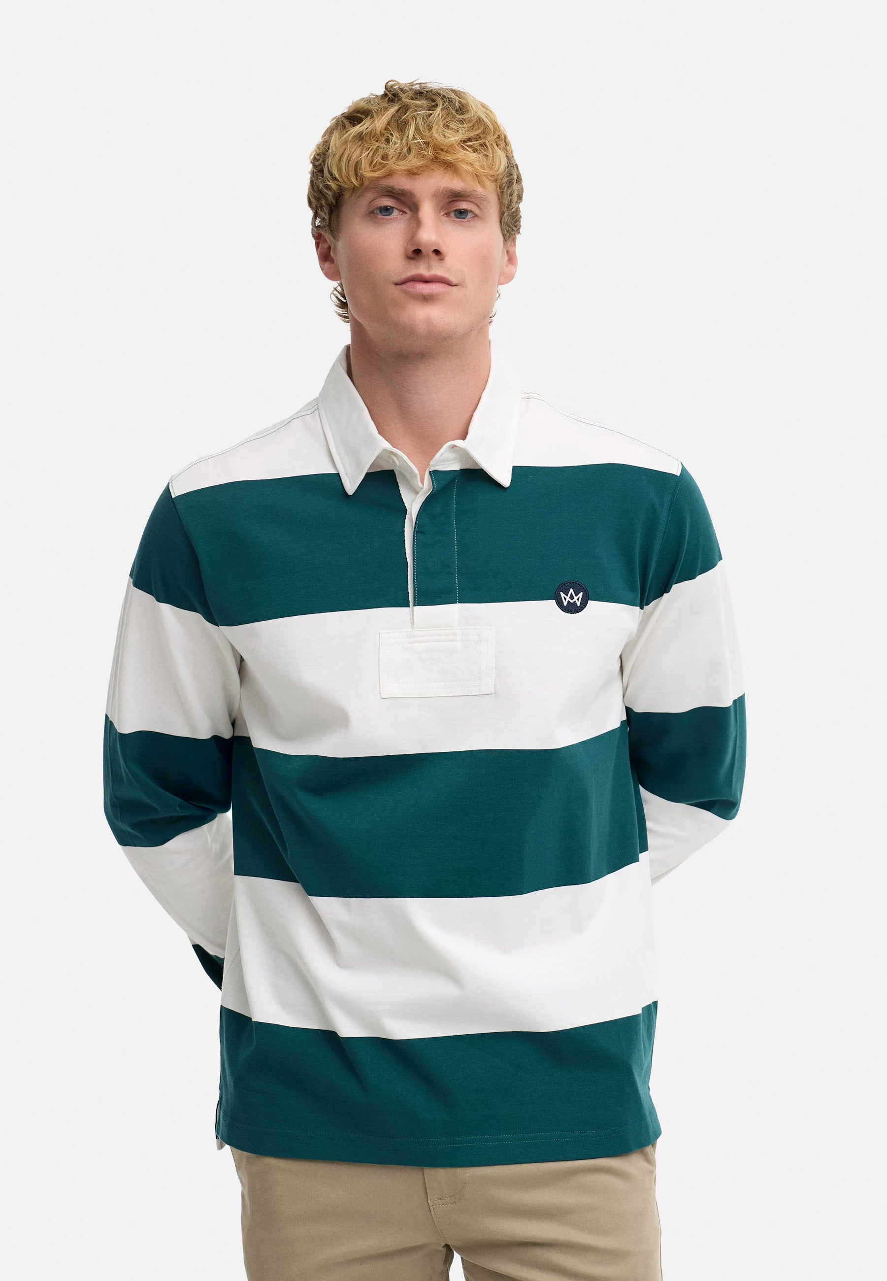 Langarmshirt KSLark Polo Pine Green Produktbild