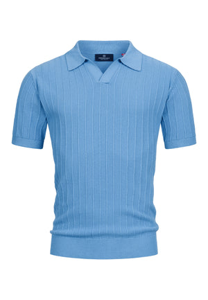 Poloshirt KSAlonzo Blue Shadow Mix Produktbild