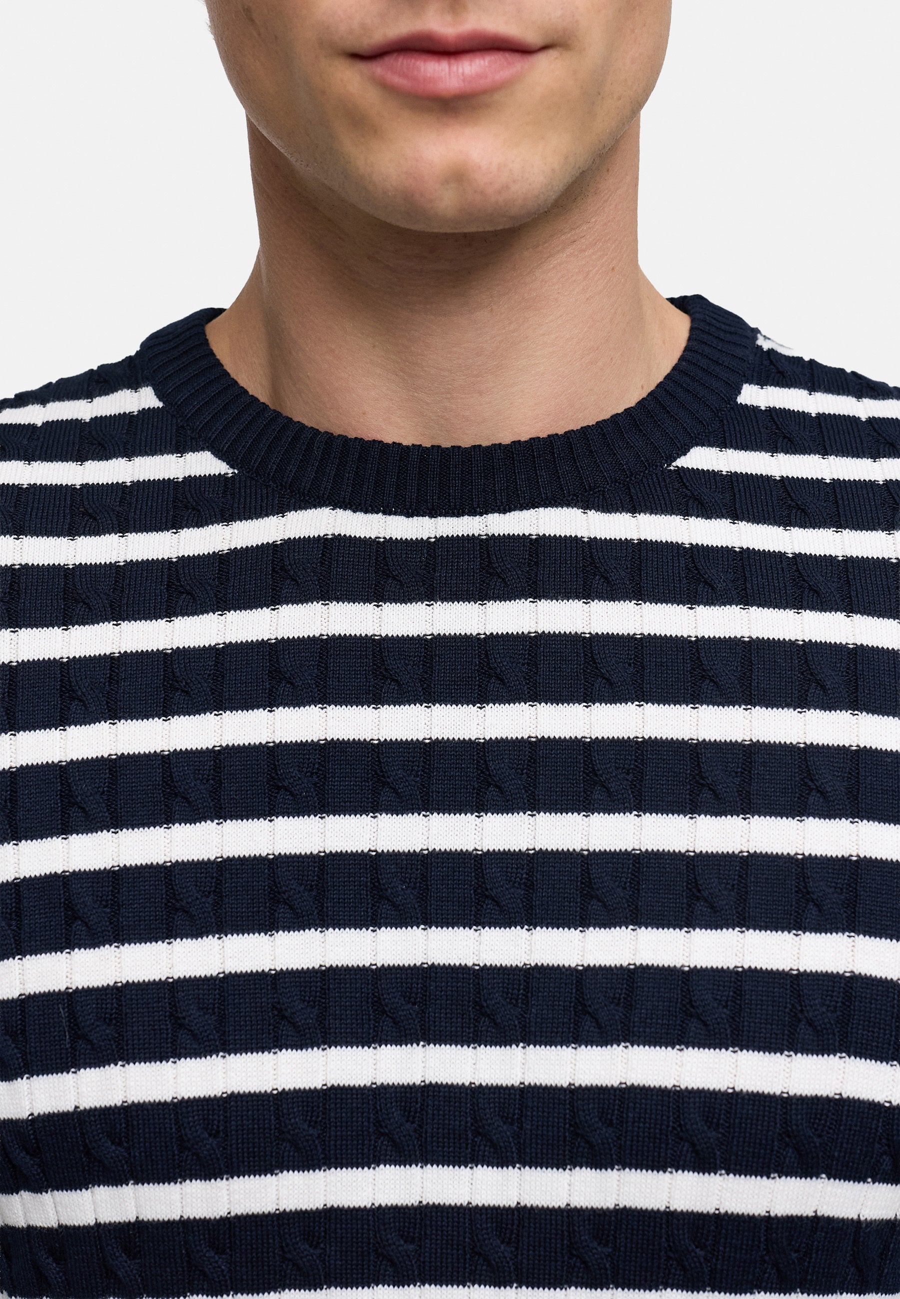 Strickpullover KSCable Sky Captain Mix Produktbild