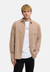 Hemd Langarm KSJohan Cord Sand mix