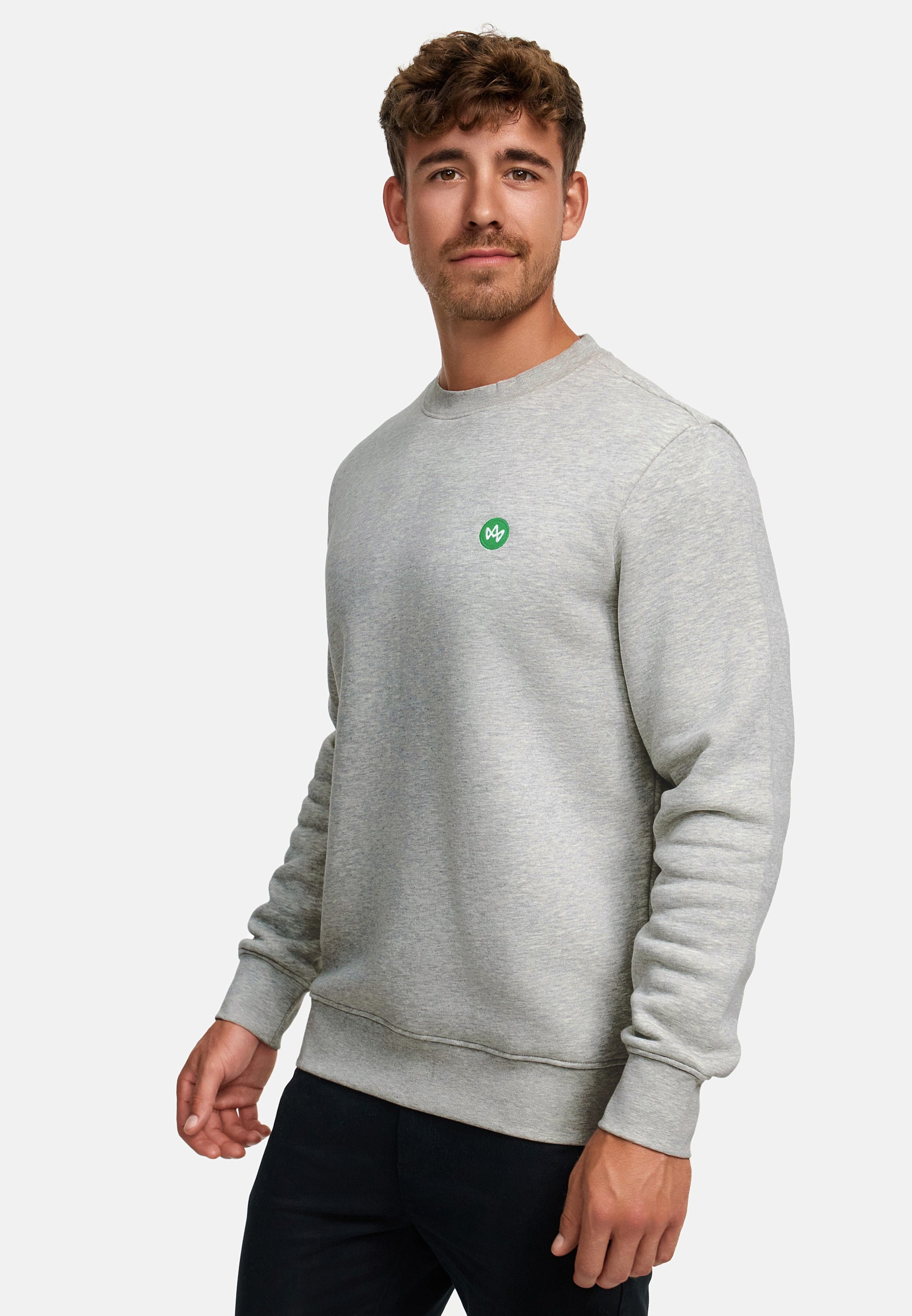 Sweatshirt KSLars Lt Grey Mix Produktbild